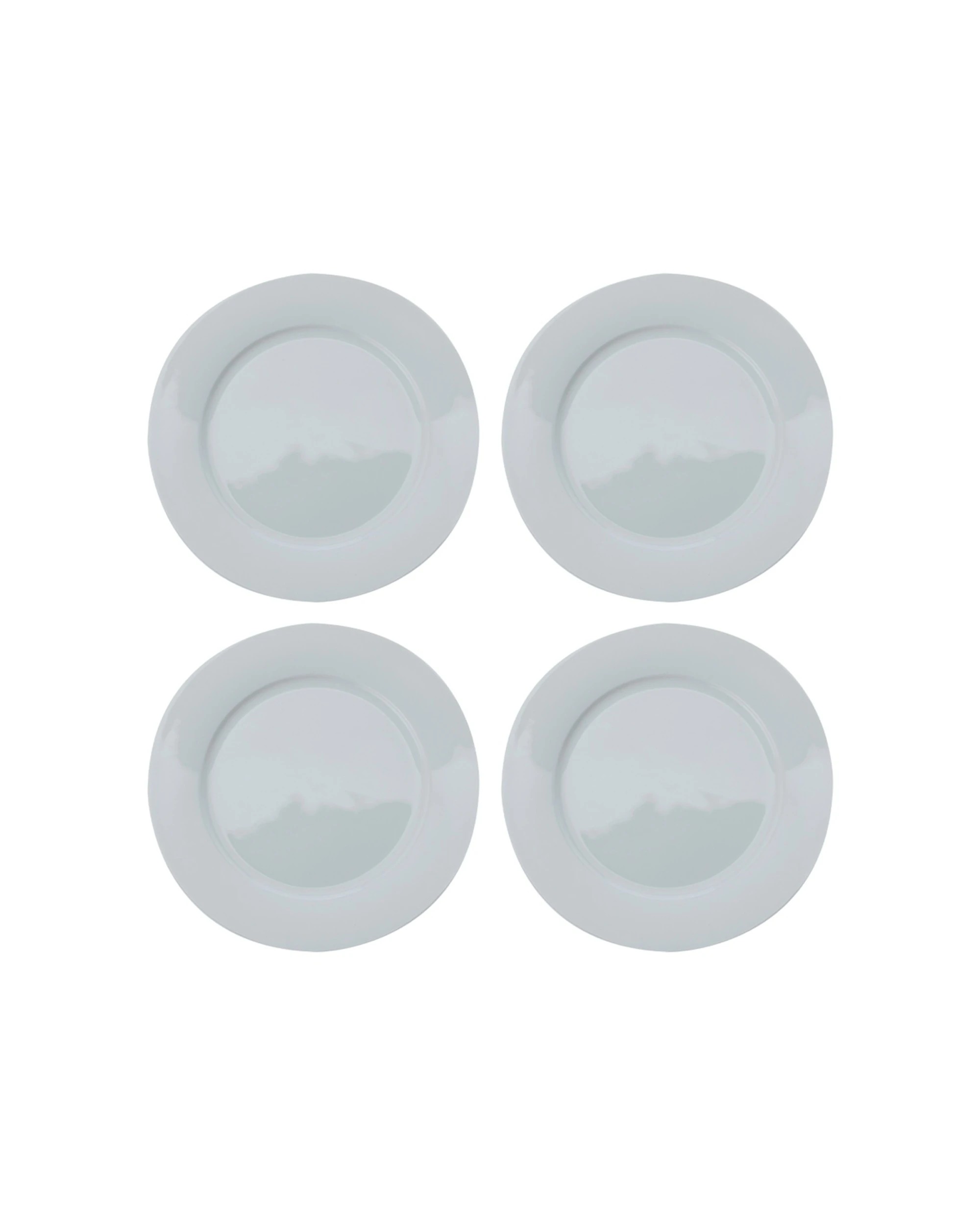 1 Maxwell & Williams 4x Fine Bone China 23cm Cashmere Rim Entree Plate Serve Set - White, 1 of 2