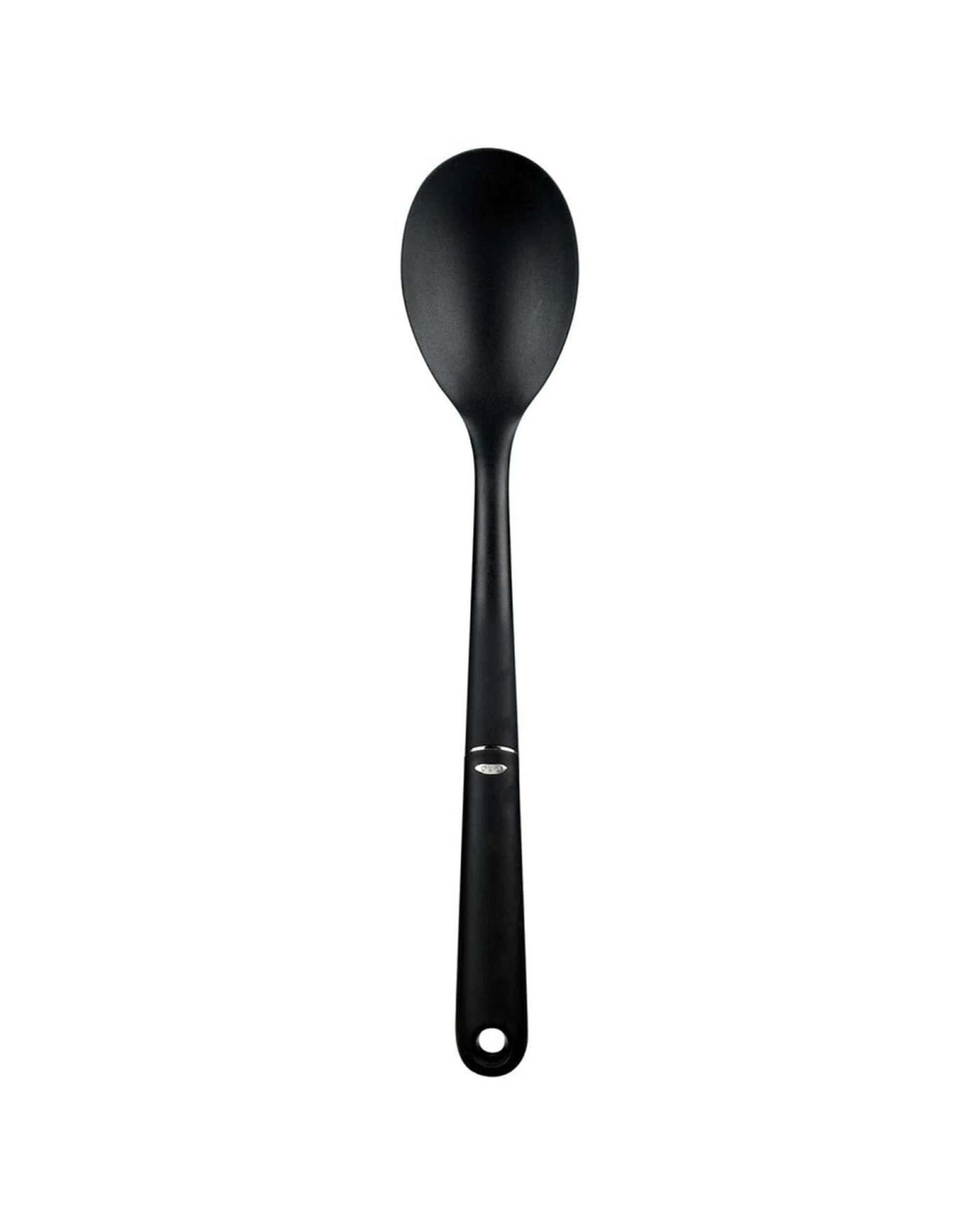 3 Oxo Good Grips Nylon Spoon 33cm Kitchen Cooking Utensil Heat Resistant - Black, 3 of 3