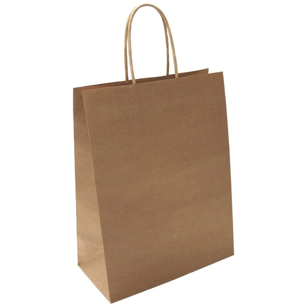 1 J.Burrows Recycled Kraft Bag Medium Brown 25 Pack, 1 of 2