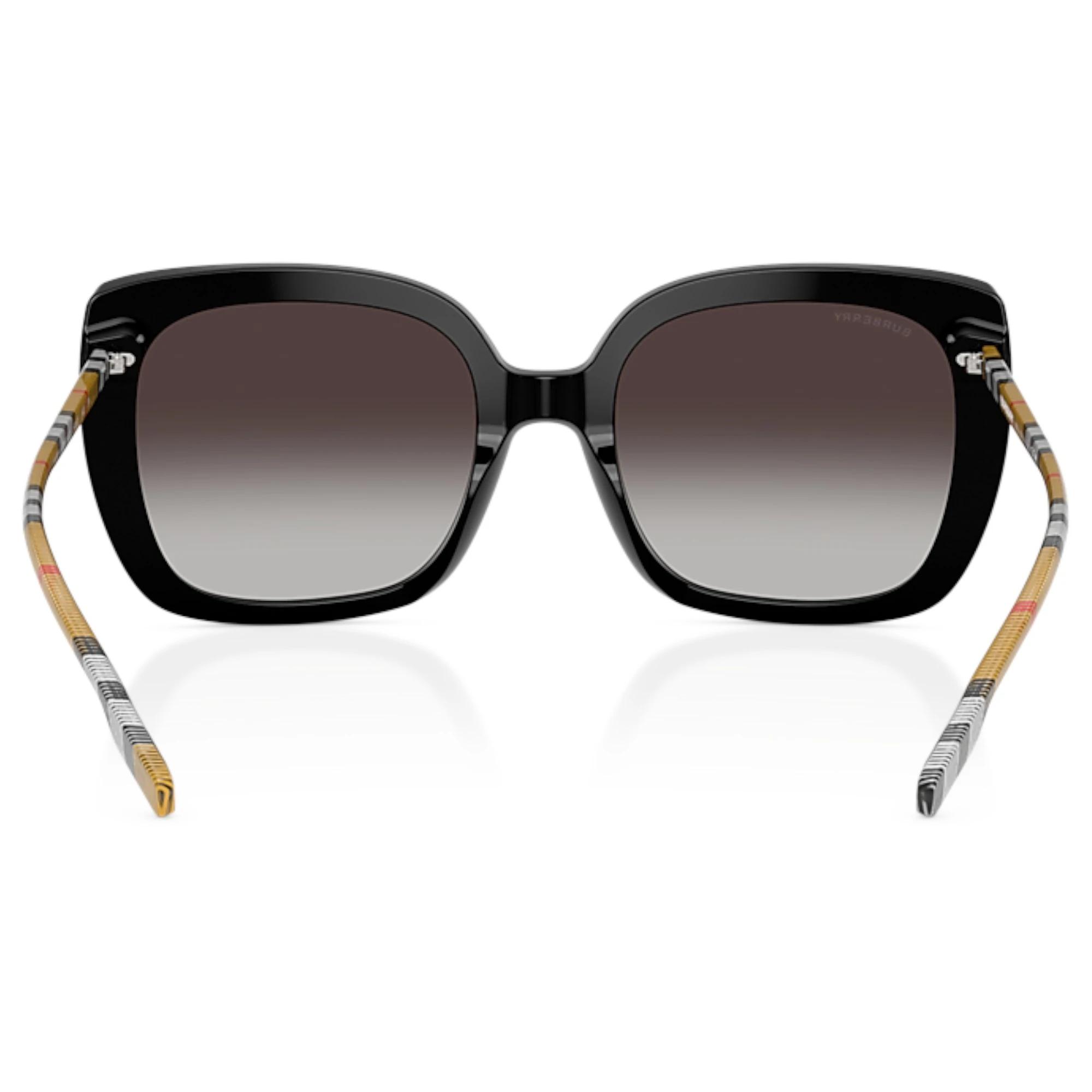 2 Burberry Women BE4323 38538G Square Grey Gradient Sunglasses BLACK, 2 of 5