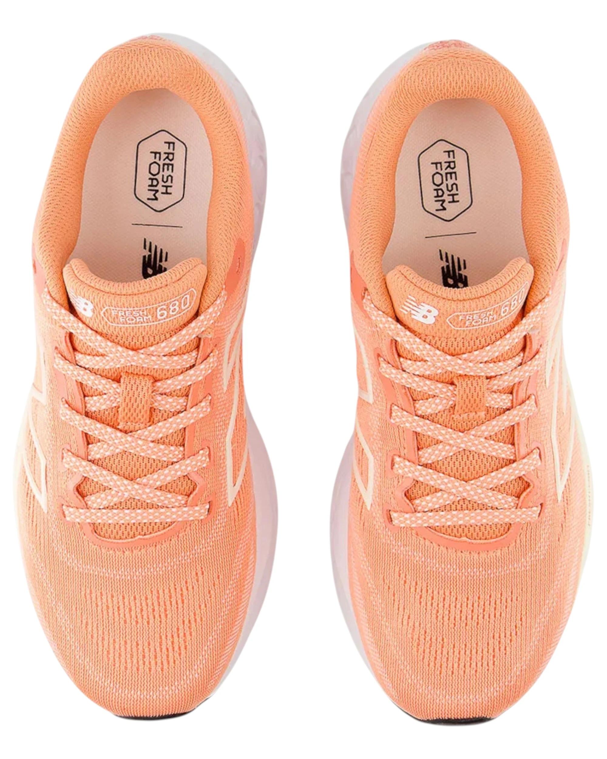 4 New Balance Womens 680 Athletic Shoes ORANGE, 4 of 6