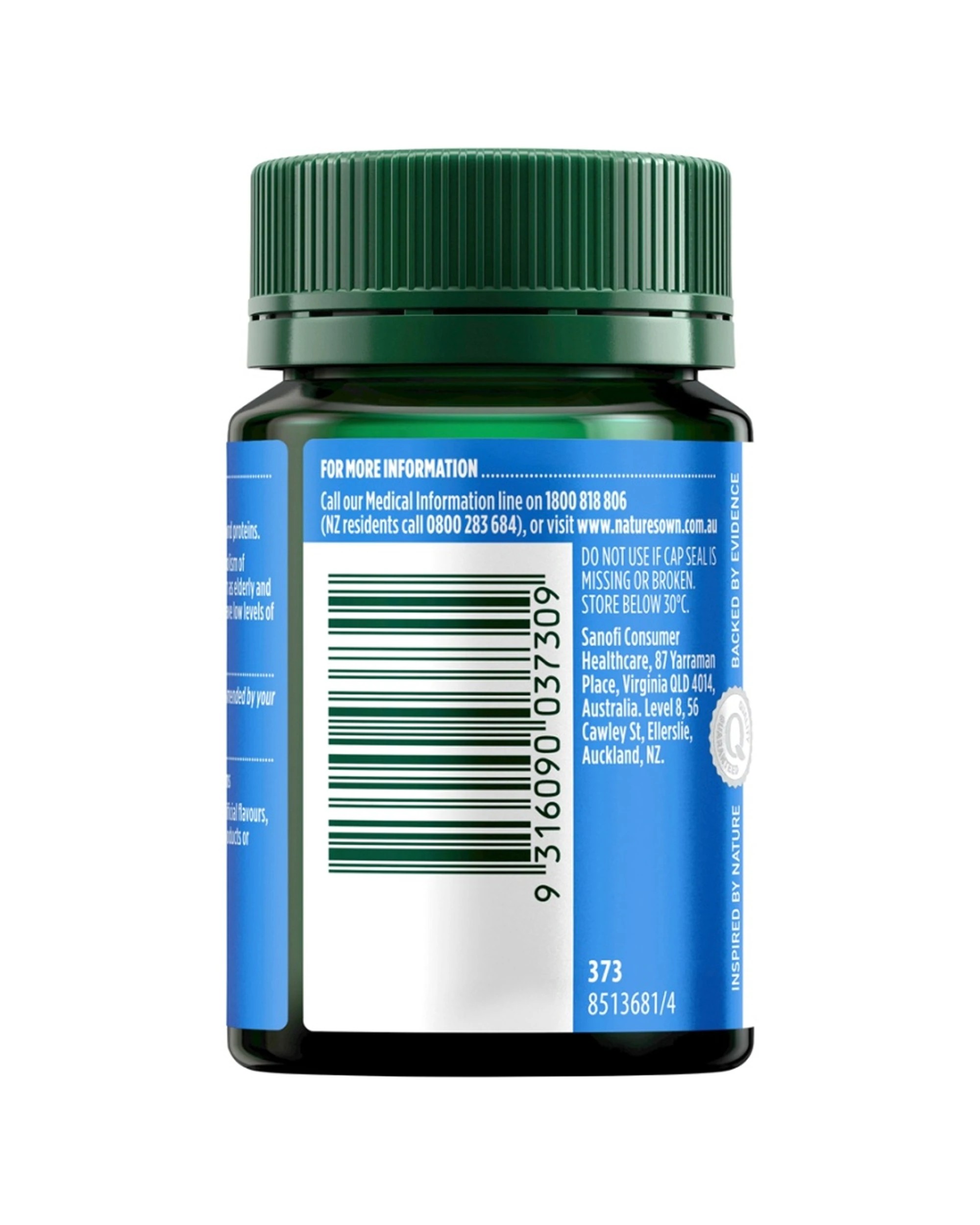 3 Nature's Own 200pc Chromium Picolinate 400mcg Tablets Supports Metabolism, 3 of 3