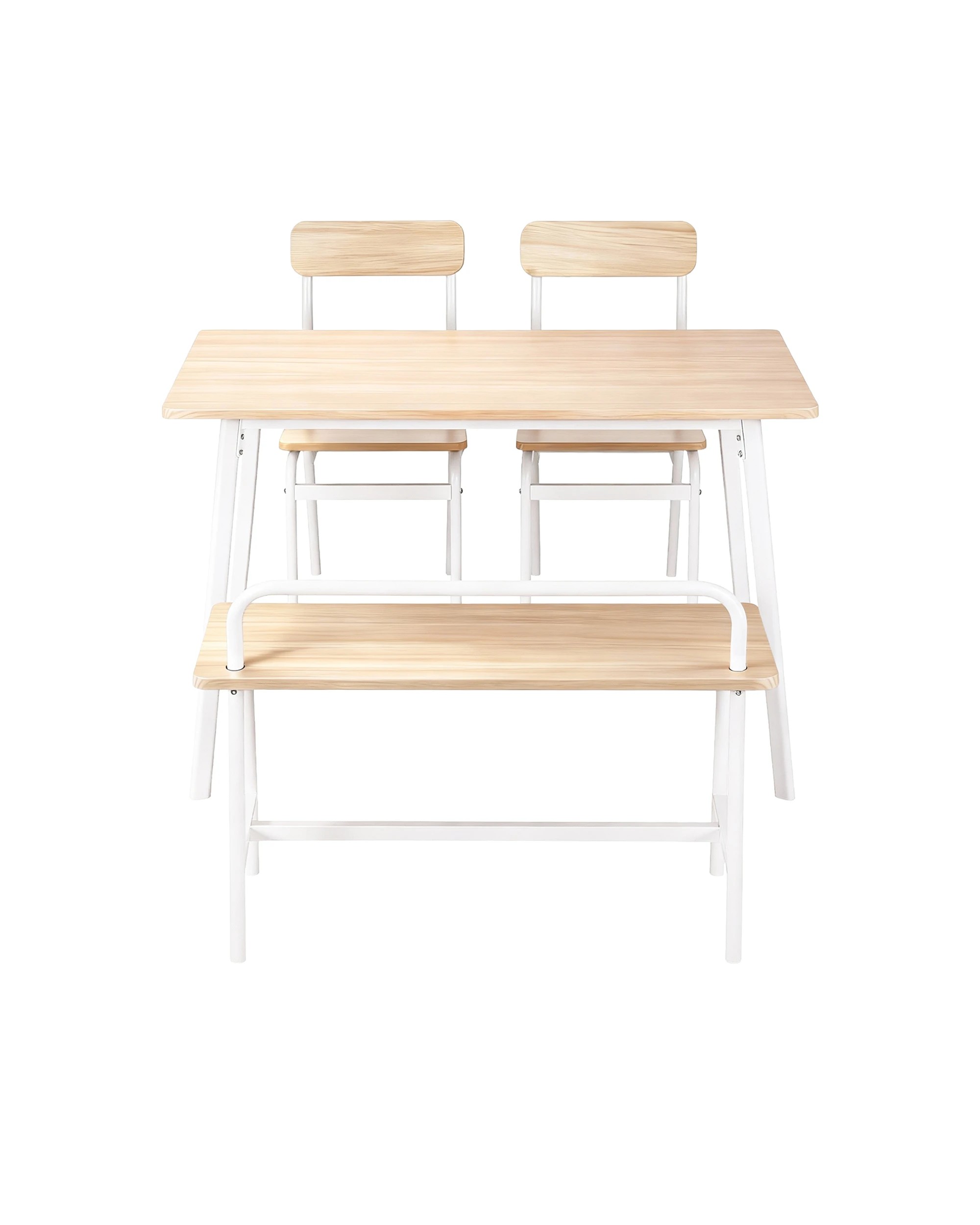 3 Artiss Dining Table and Chairs Set of 4 Bench Kitchen Furniture  and - Multi, 3 of 10