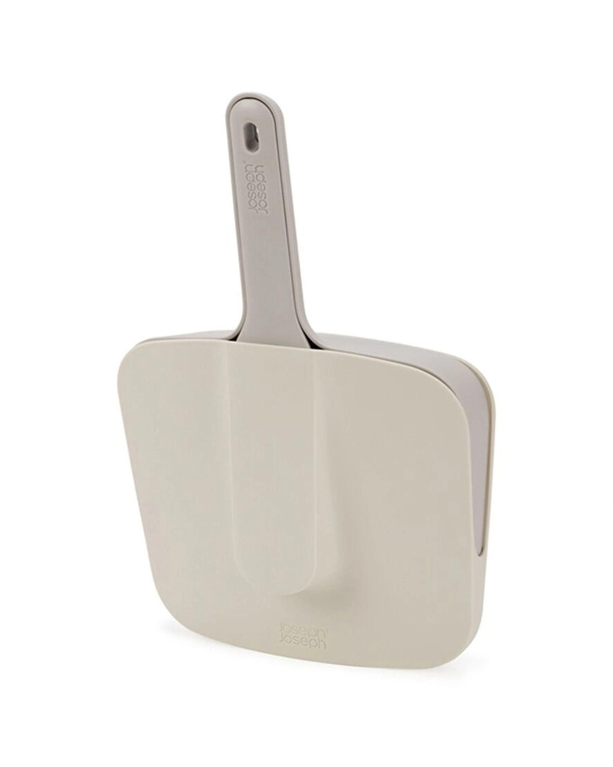 3 Joseph Joseph 2PK CleanTech Wall Mounted Dustpan And Brush Indoor Stone - White, 3 of 8