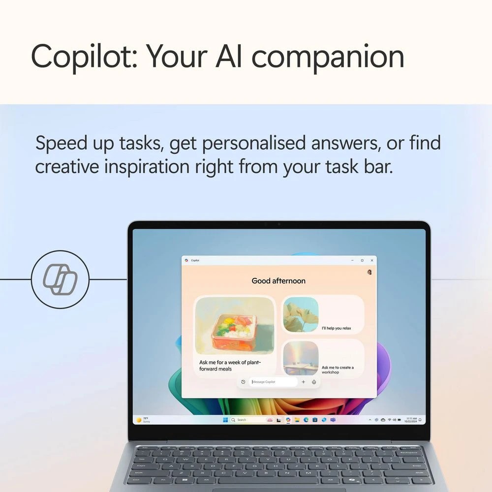 9 Surface Laptop Copilot+ PC 13" X Plus 16GB/512GB Ocean, 9 of 10