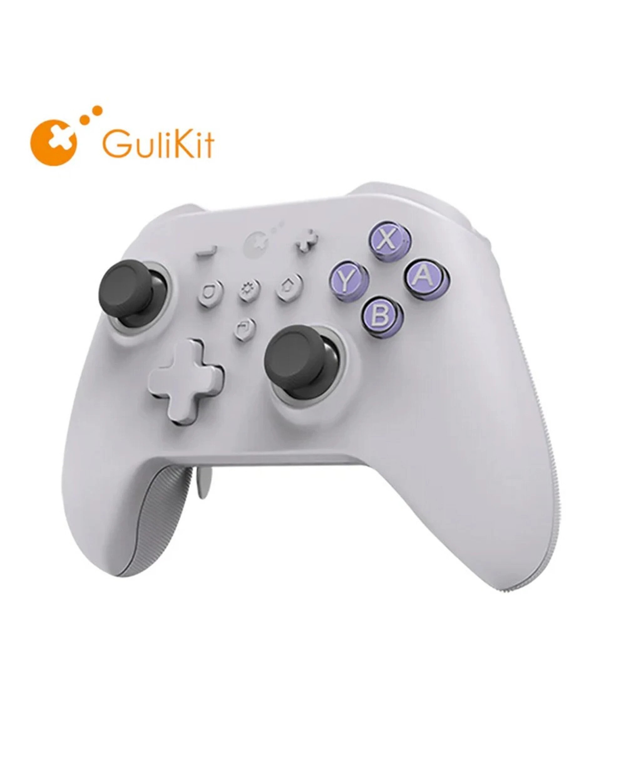 2 GuliKit KK3 Max Wireless Controller - Retro - Grey,Purple, 2 of 5