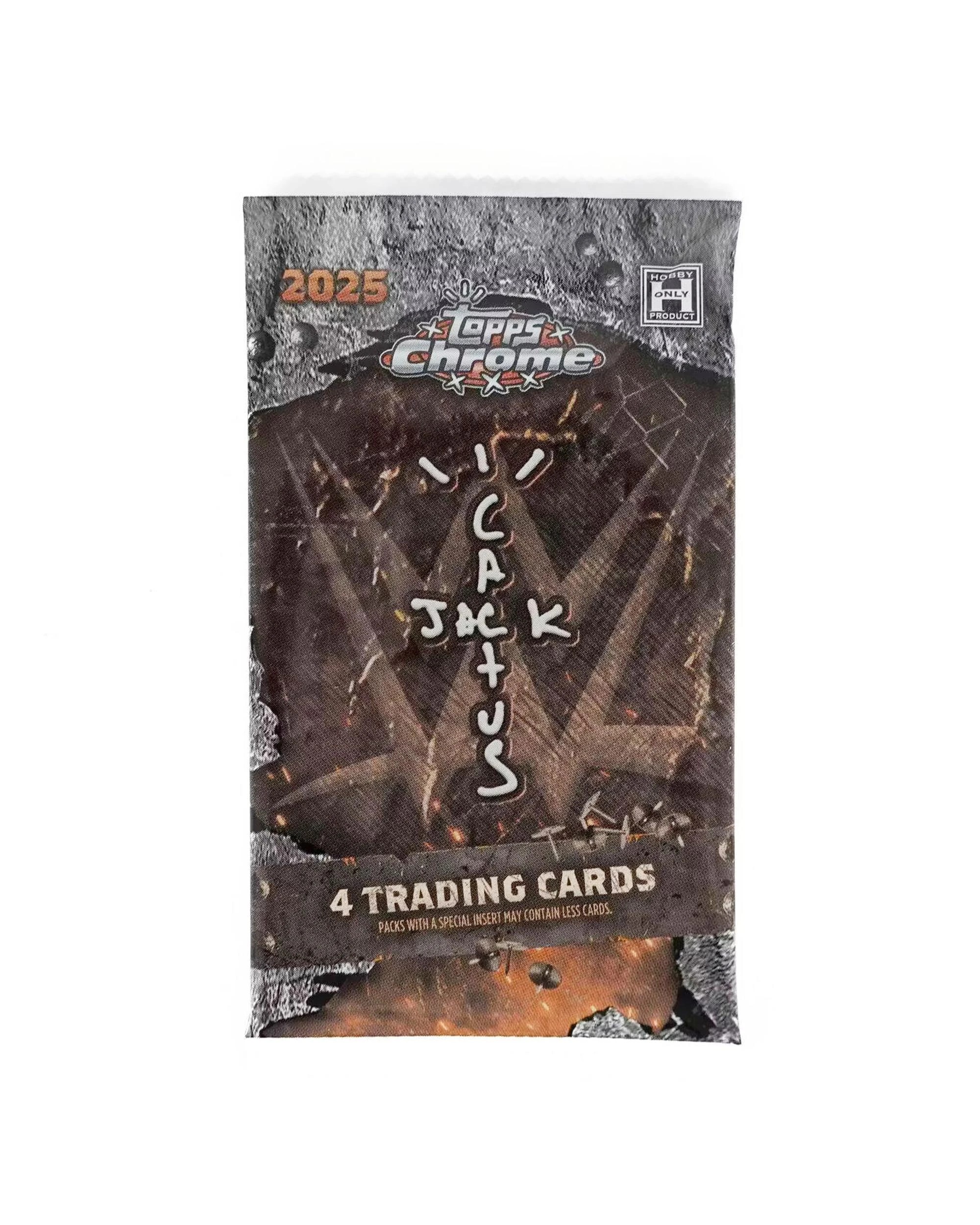1 Topps 2025 Chrome WWE x Cactus Jack Wrestling Hobby Pack, 1 of 5
