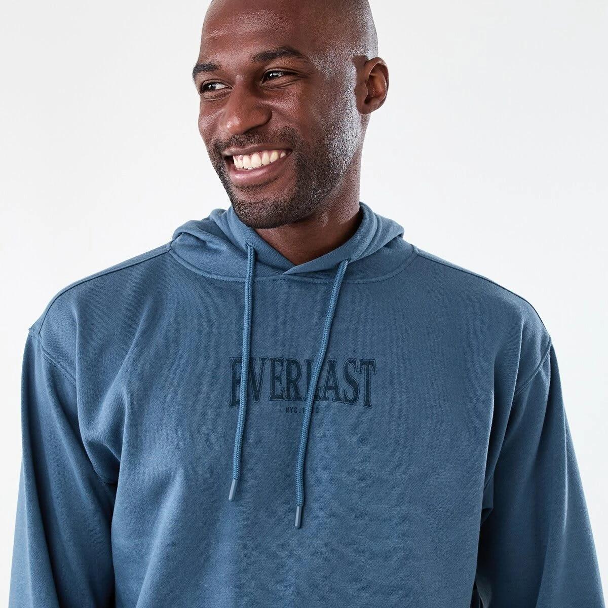 4 Everlast Mens Oversized Hoodie Denim, 4 of 9