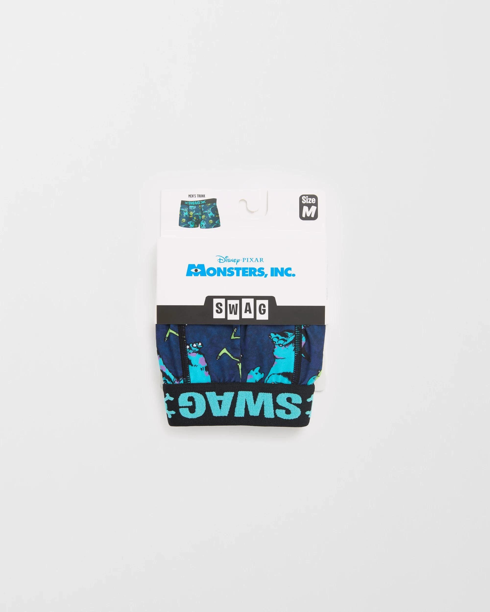 4 Target Swag Monsters Inc. Trunks NAVY BLUE, 4 of 4