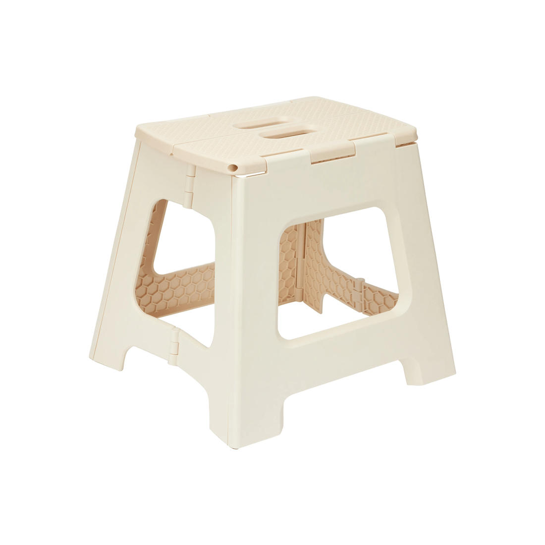 2 Folding Step Stool - Cream, 2 of 7