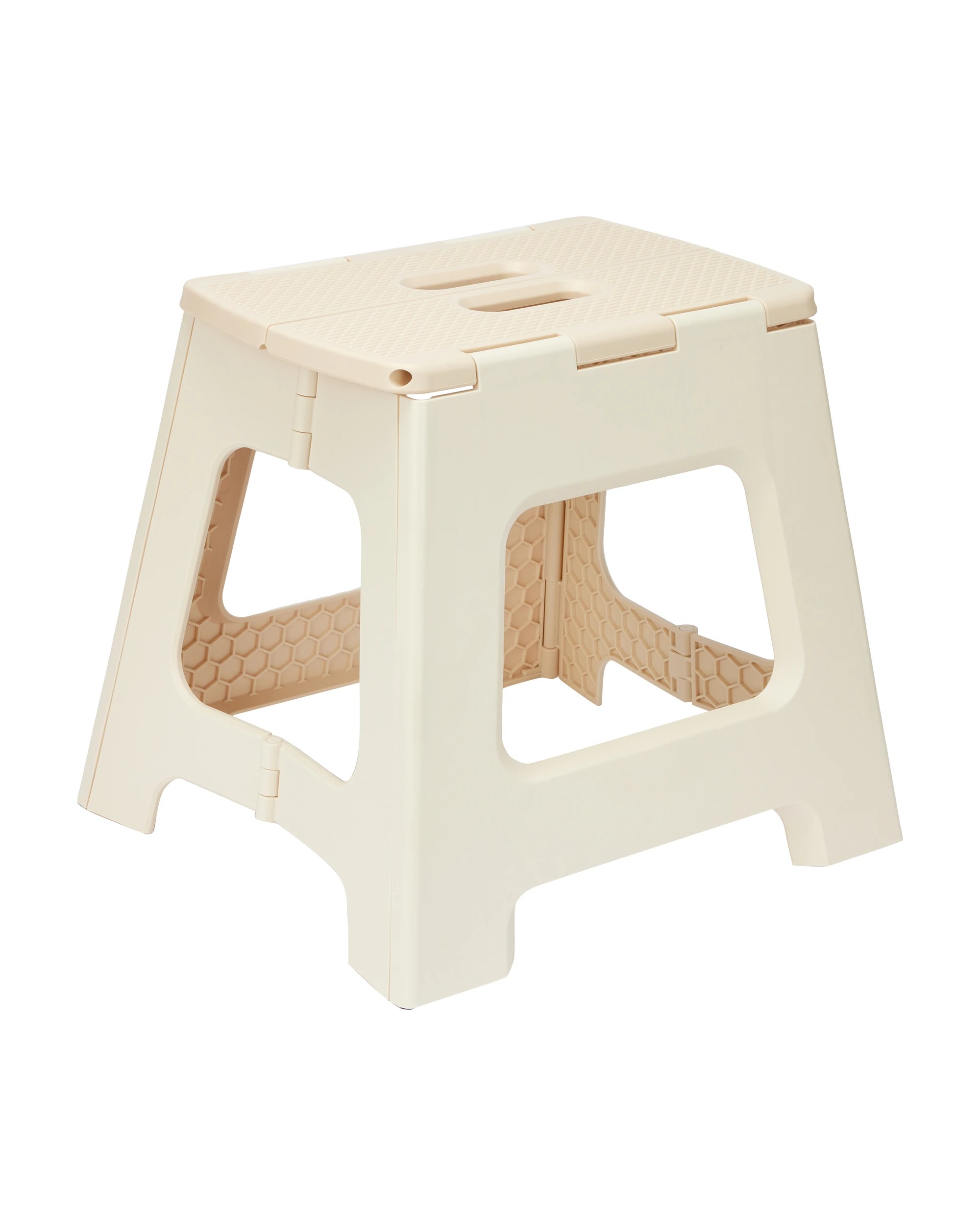 2 Folding Step Stool - Cream, 2 of 7