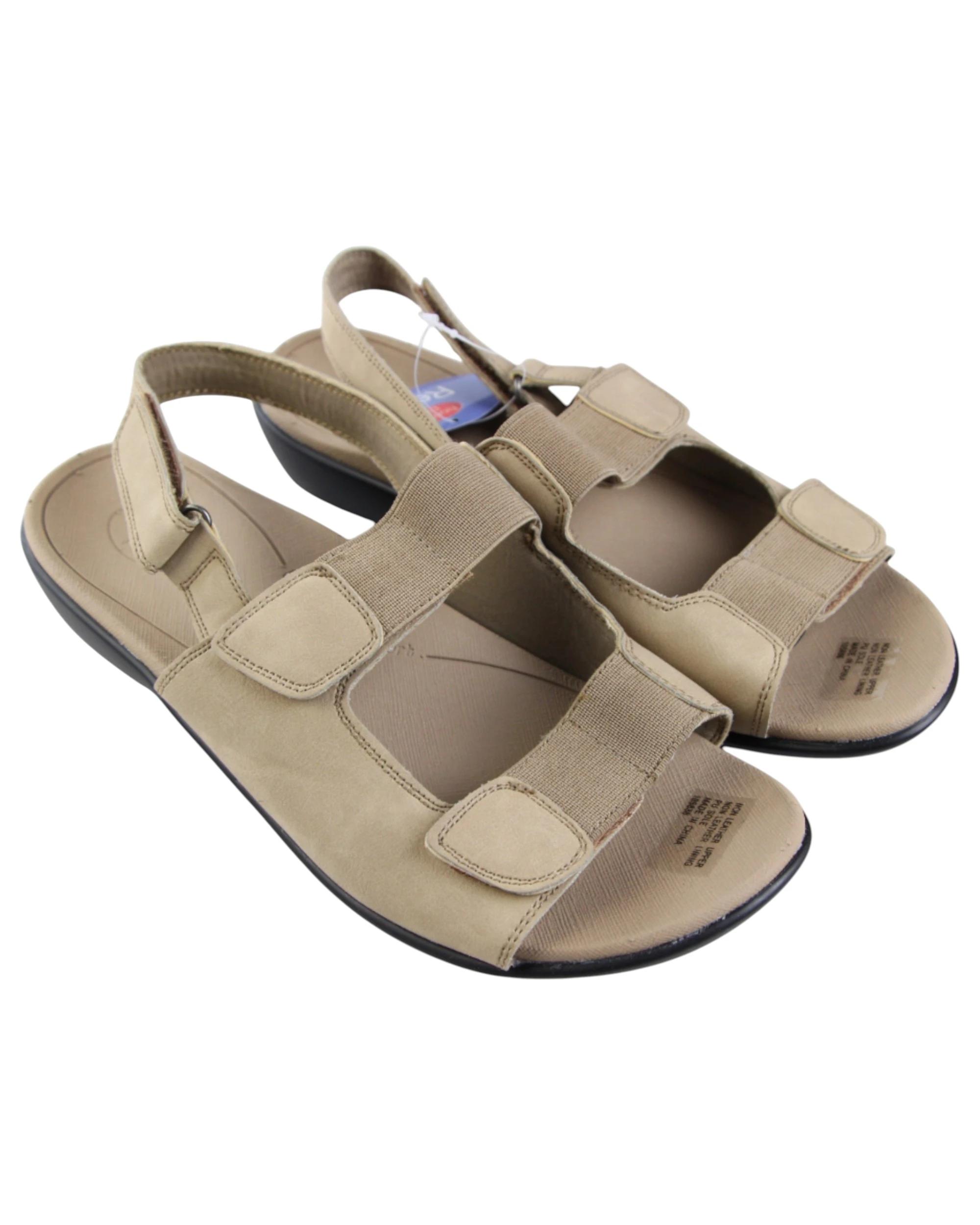 4 HomyPed Womens Nikki Sandals Slip On Shoes Flats TAUPE, 4 of 4