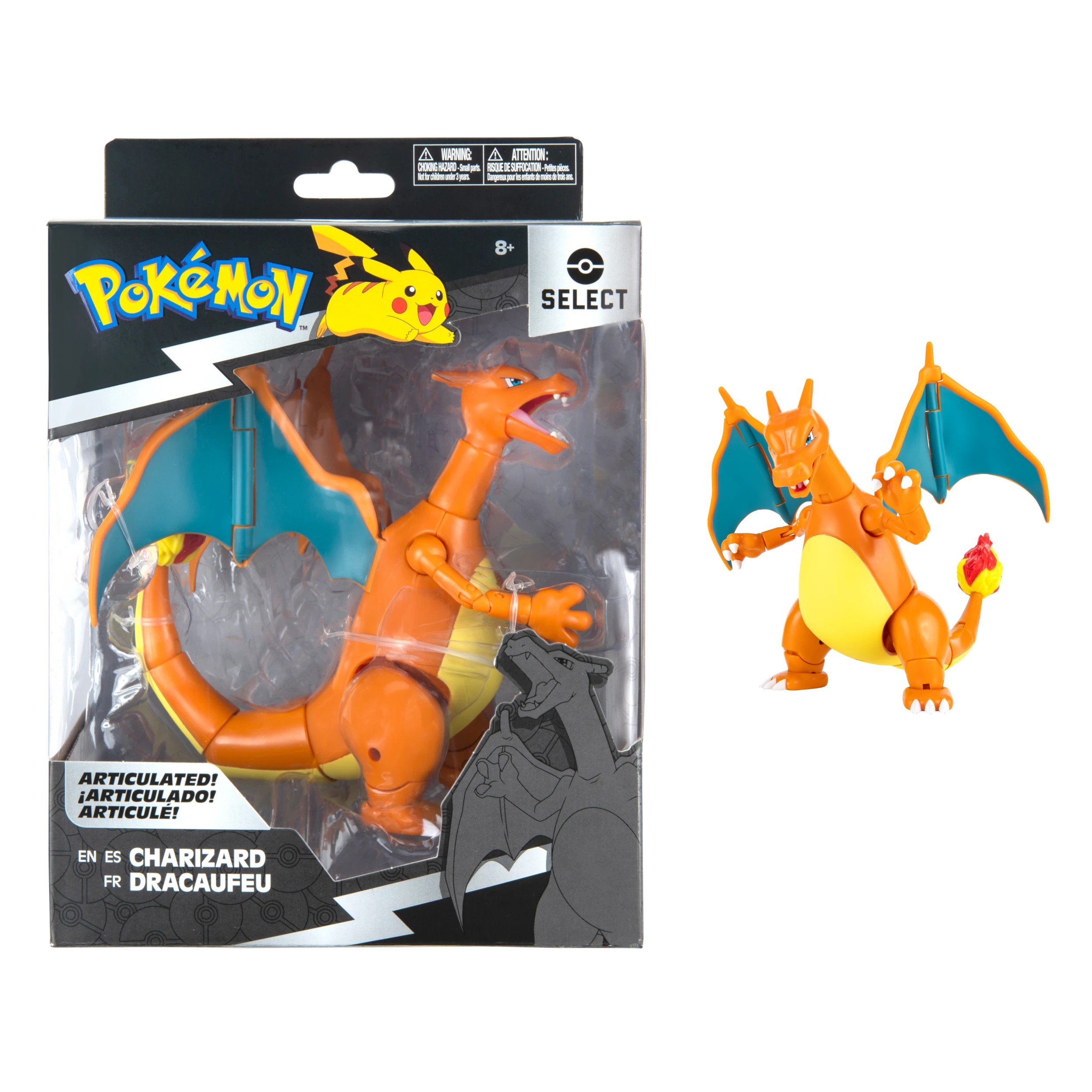 4 Pokemon Select Super Articulated 15cm Figure - Assorted, 4 of 8