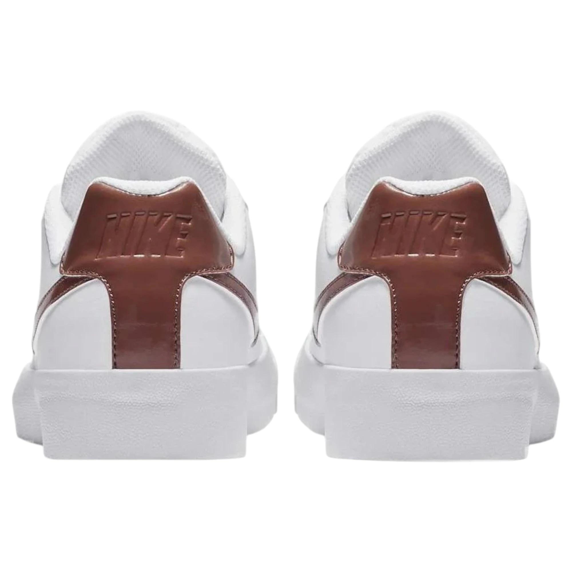 2 Nike Womens Court Royale AC Athletic Shoes WHITE/MAUVE, 2 of 6