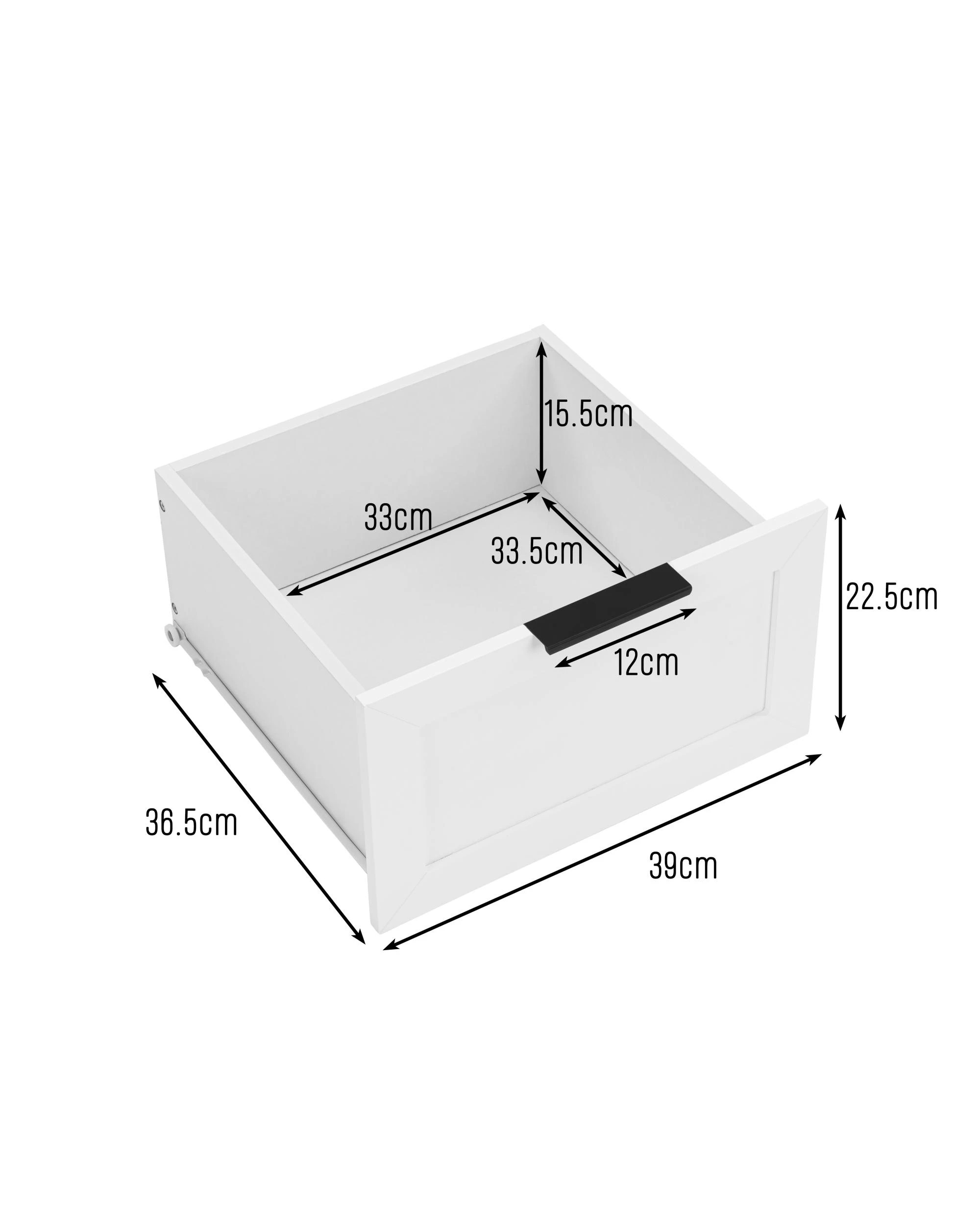 9 Kodu Tallboy Dresser Chest 7 Drawers - White, 9 of 10