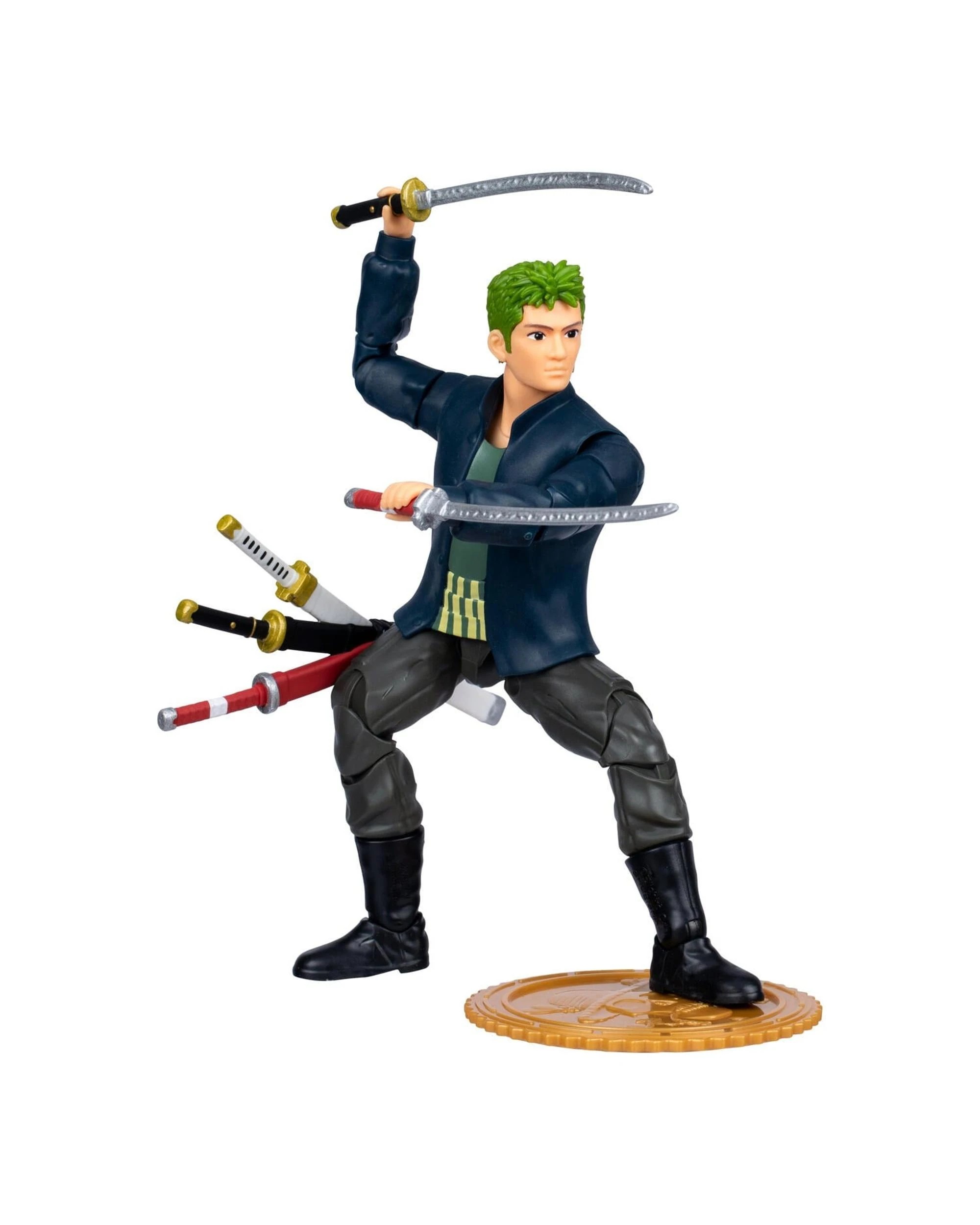 4 One Piece Netflix Adventure Series 1 Roronoa Zoro Action Figure, 4 of 9