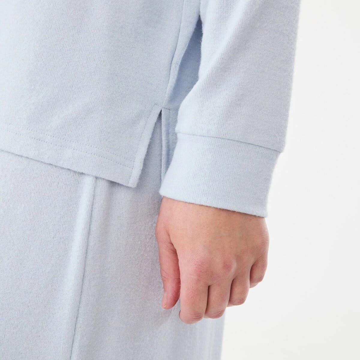6 Long Sleeve Supersoft Top Blue Marle, 6 of 7