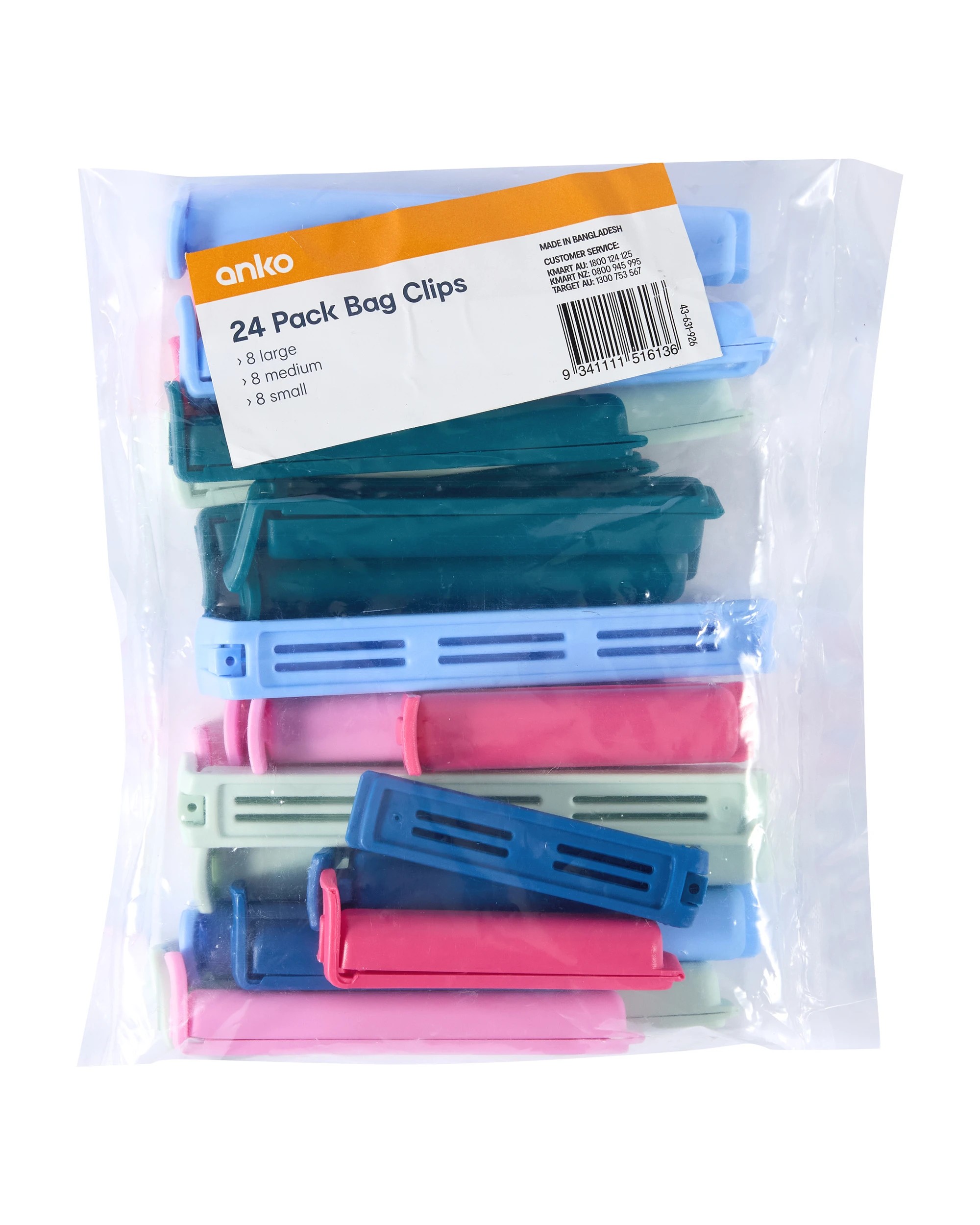 6 24 Pack Bag Clips, 6 of 6