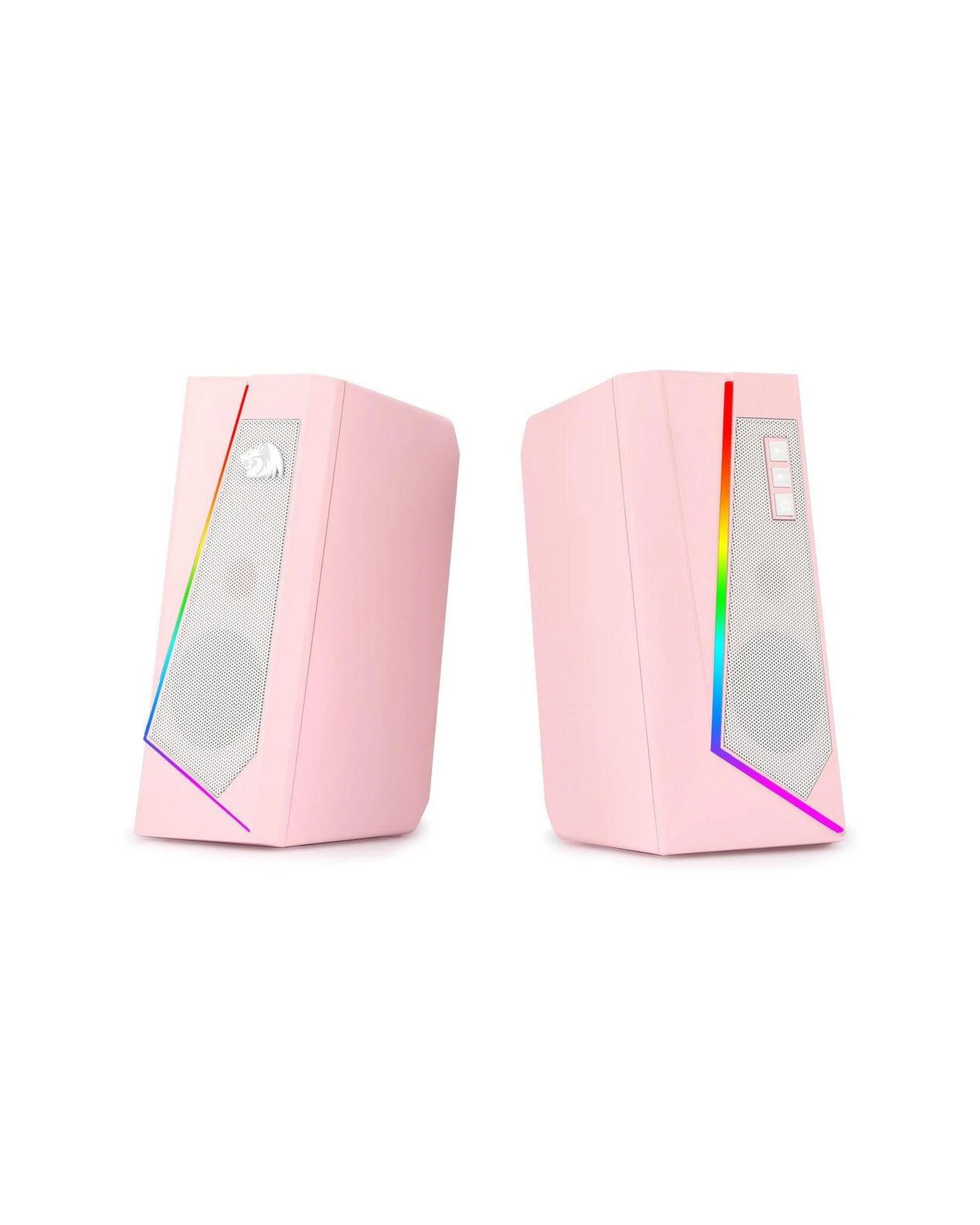 4 Redragon GS520P Anvil Vertical RGB Touch Control Desktop Speaker - Pink, 4 of 8