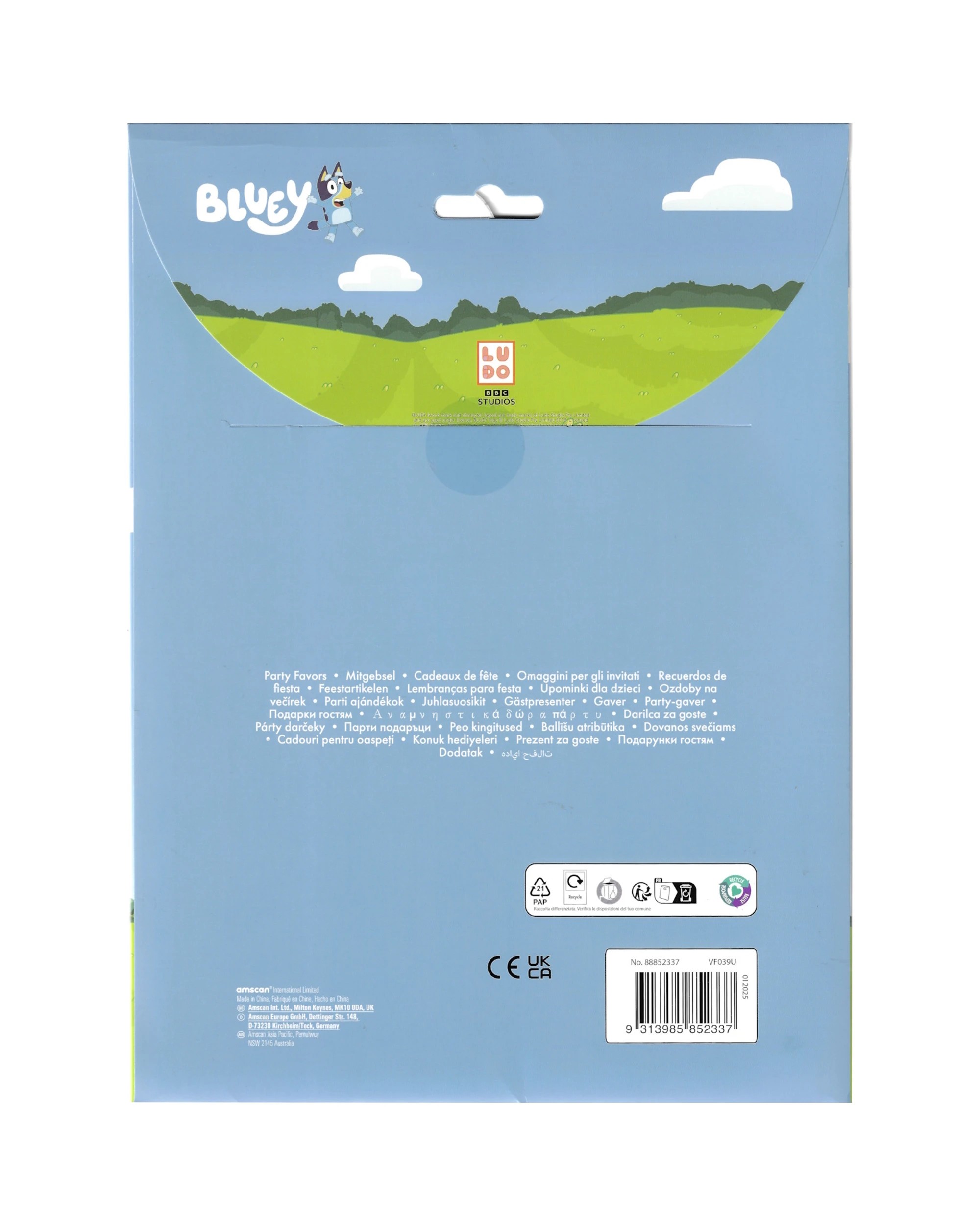 4 CCDS Bluey Colouring In Placemats Pack of 8 - Plain, 4 of 4