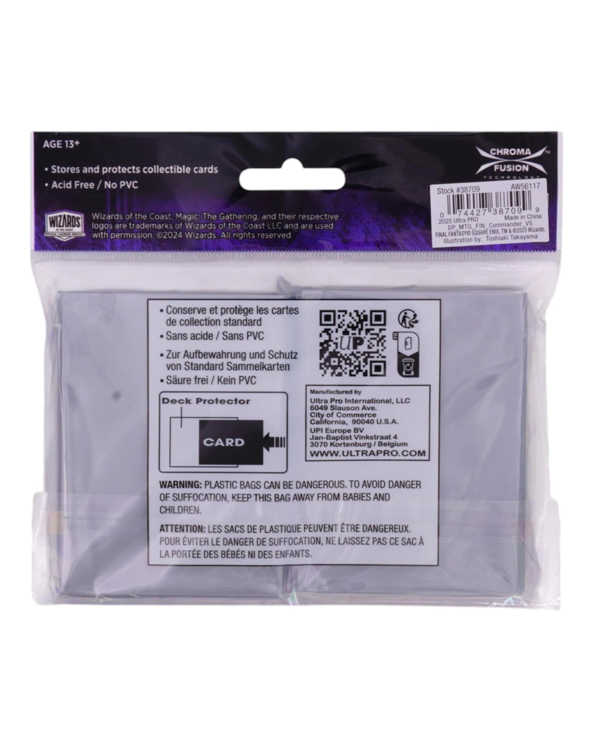 3 Ultra Pro Magic the Gathering Final Fantasy Knights of the Round Deck Protector Sleeves - 100 Pack - Multi, 3 of 3