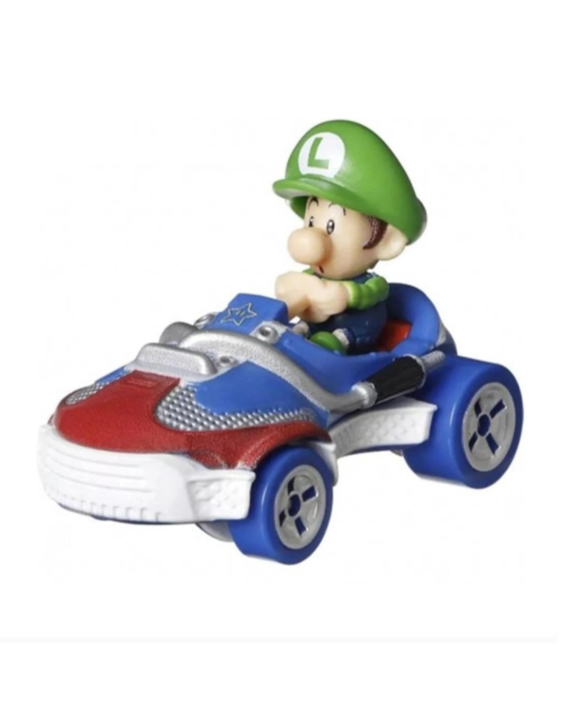 2 Hot Wheels Mario Kart Baby Luigi Sneaker Kart Diecast Vehicle, 2 of 2