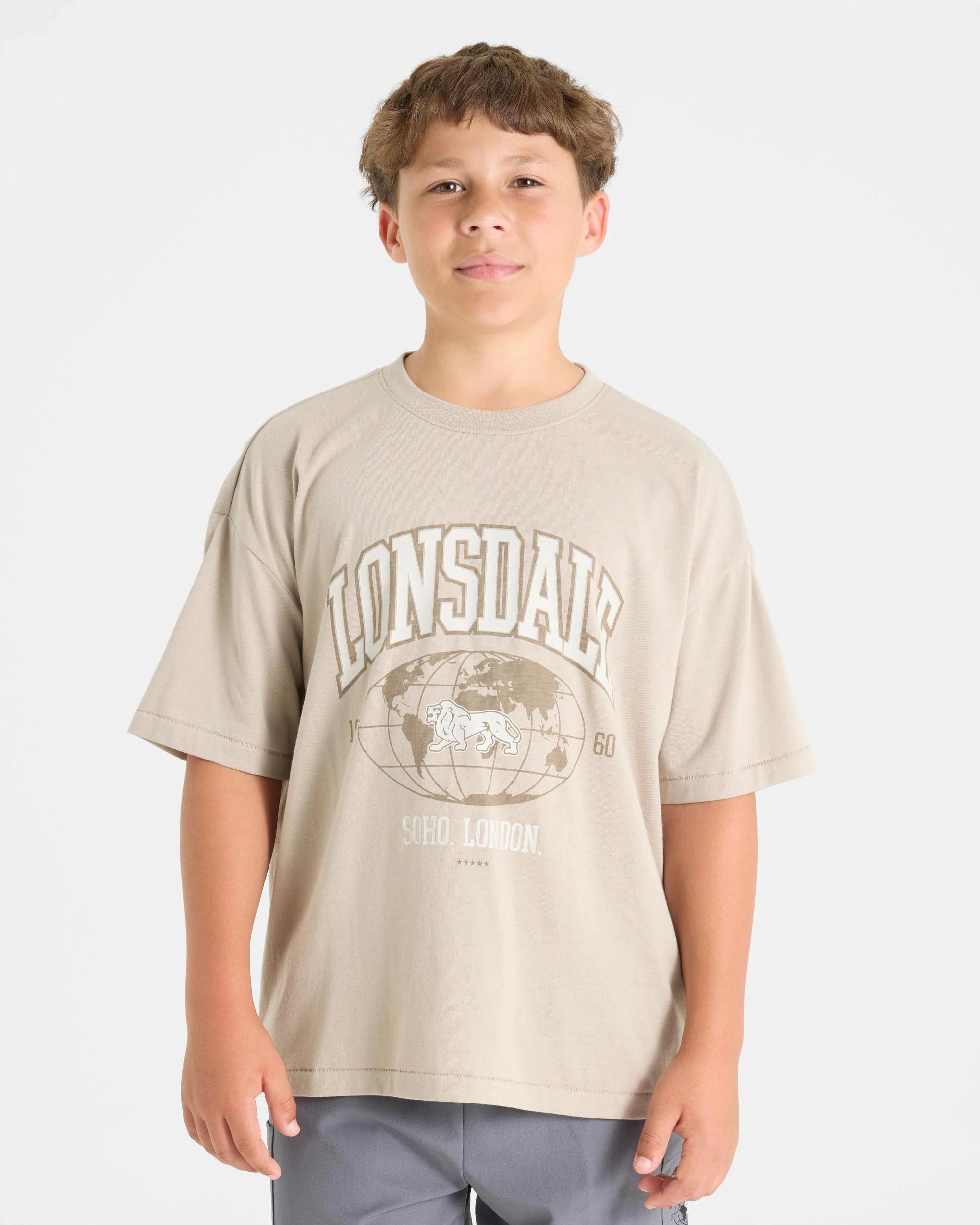 1 Lonsdale London Heritage T-Shirt SAND, 1 of 5