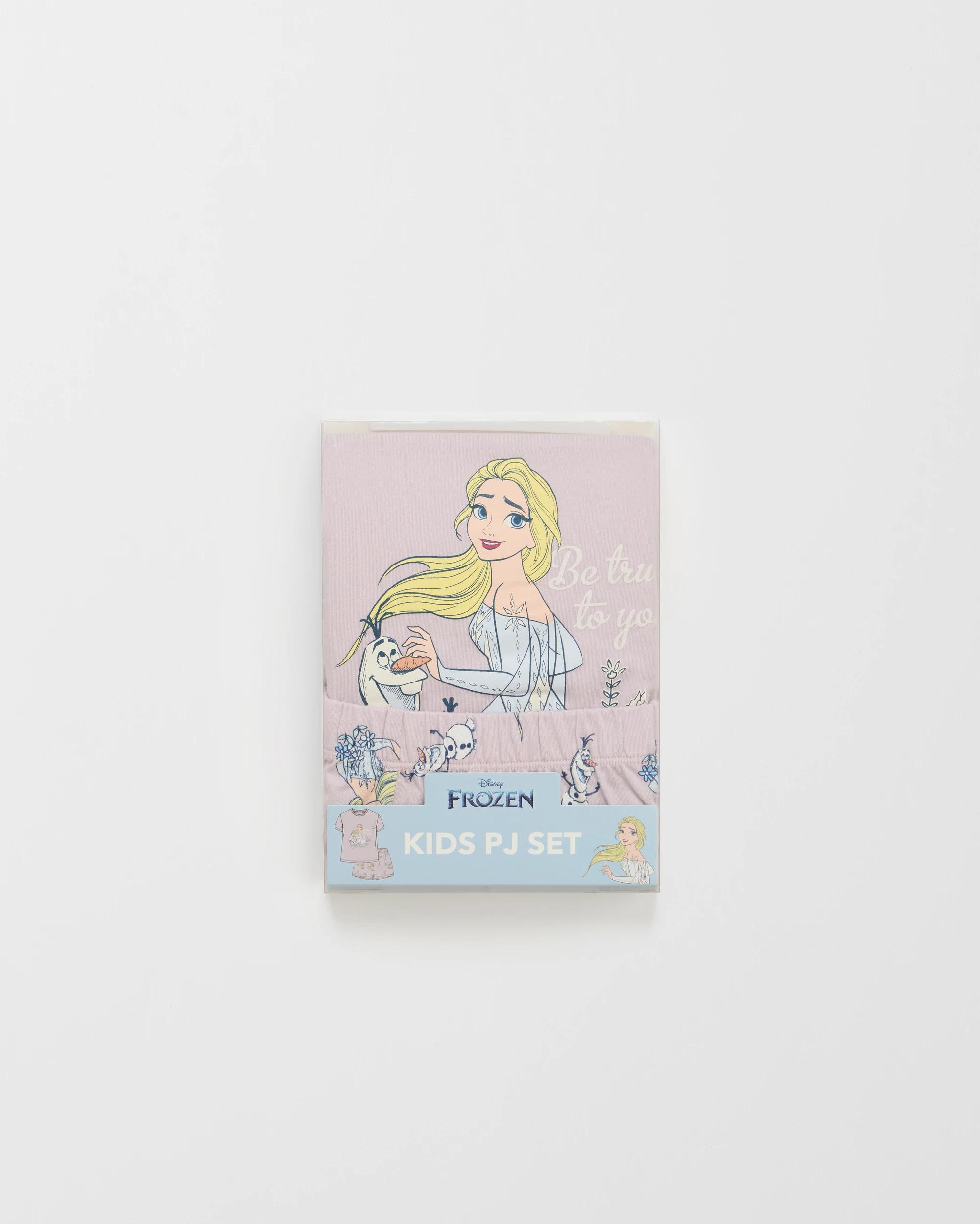 8 Disney Frozen Australian Cotton Younger Girls Pyjama Set Gift Pack FROZEN, 8 of 8