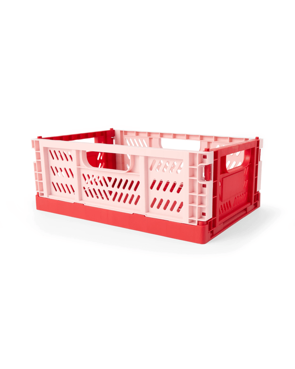5L Collapsible Crate - Small, Red