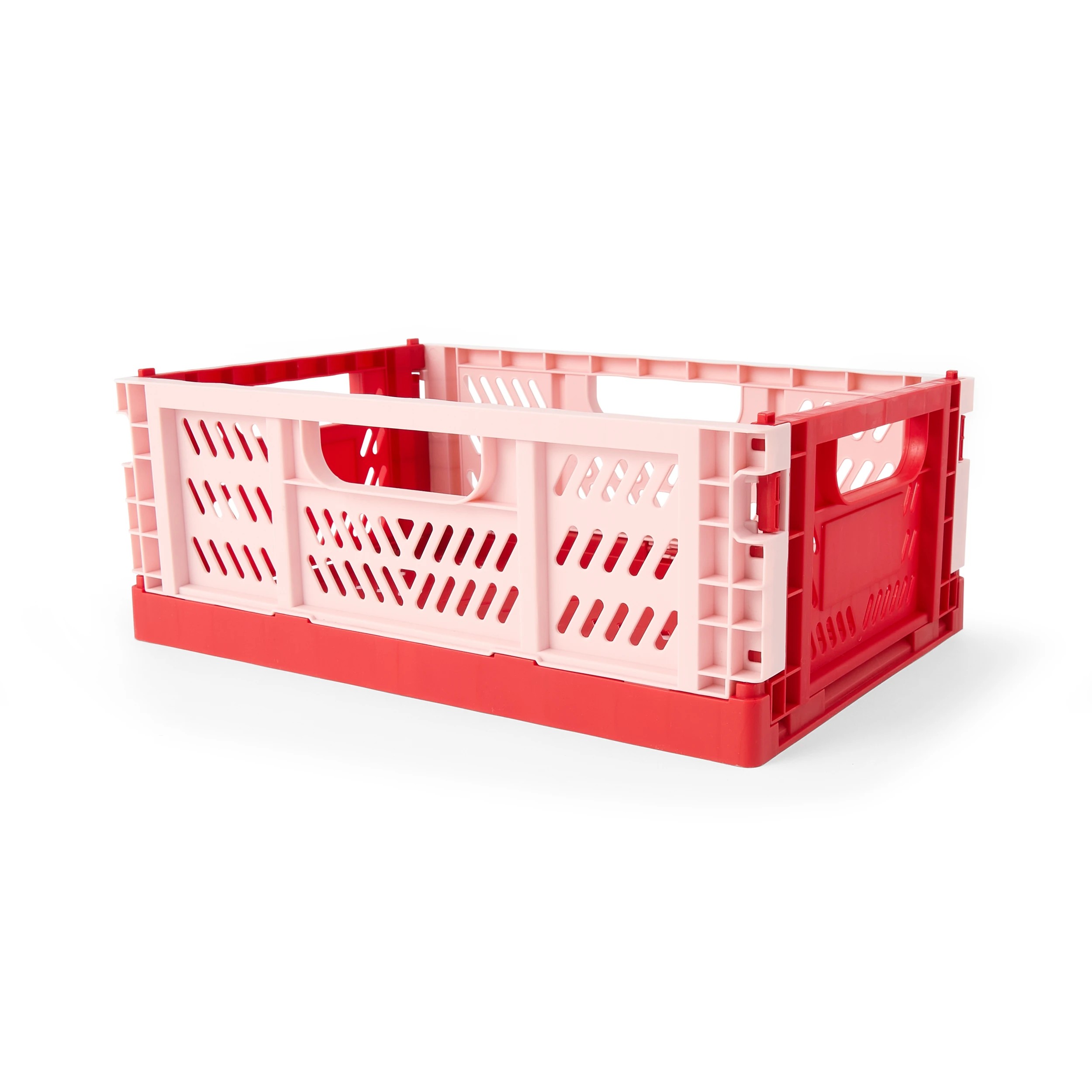 1 5L Collapsible Crate - Small, Red, 1 of 8