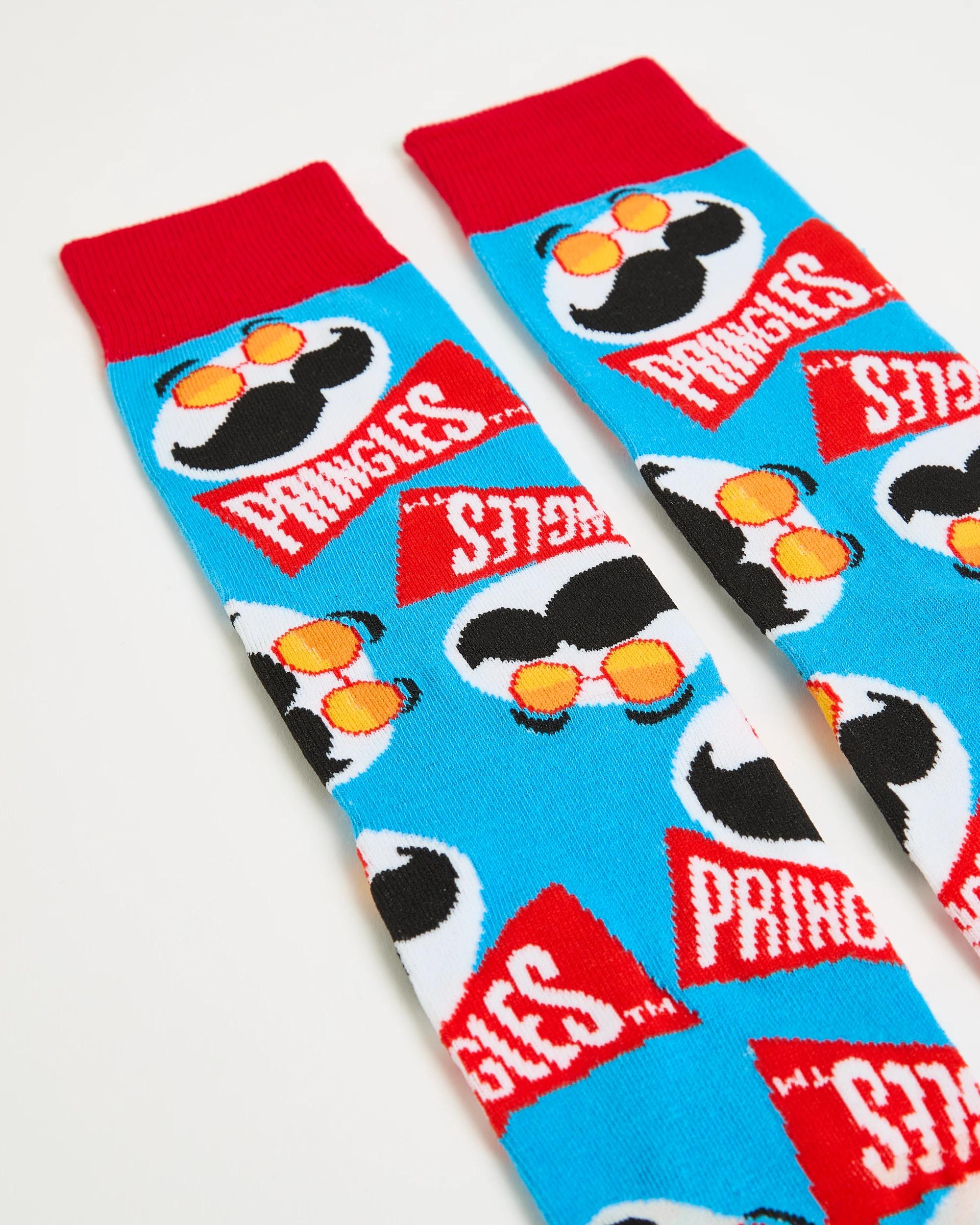 2 Swag Pringles Crew Socks BLUE PRINGLES, 2 of 3