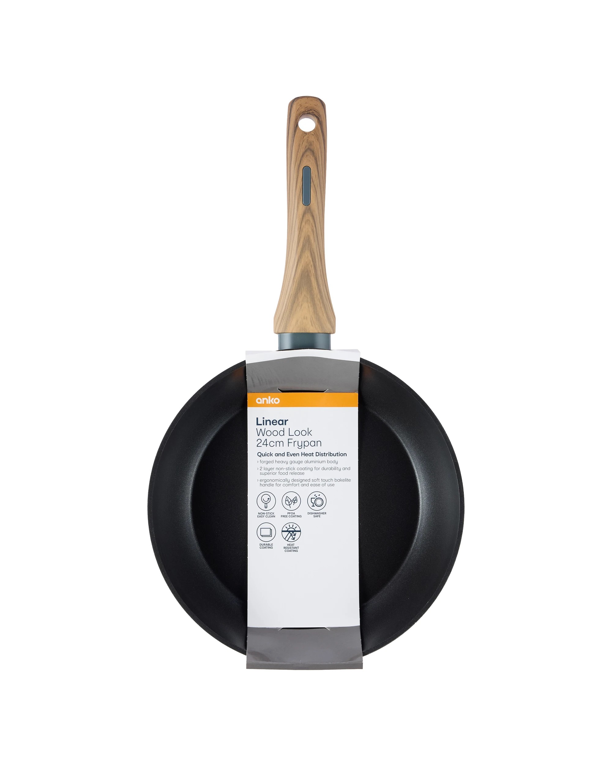 7 24cm Linear Frypan - Wood Look, 7 of 7