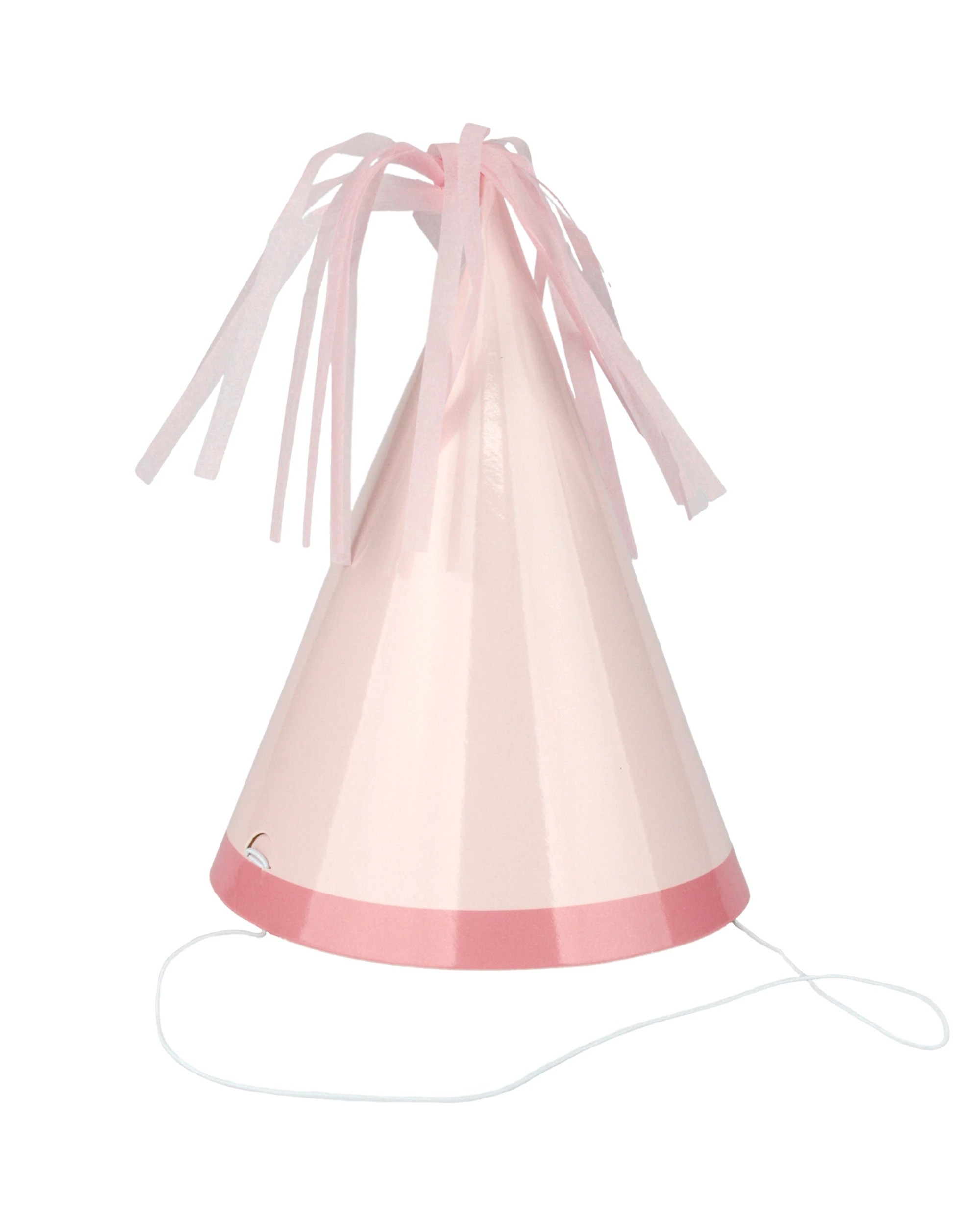 1 Shmick Pastel Tassel Topper Party Hats Pack of 6 - Pink, 1 of 1