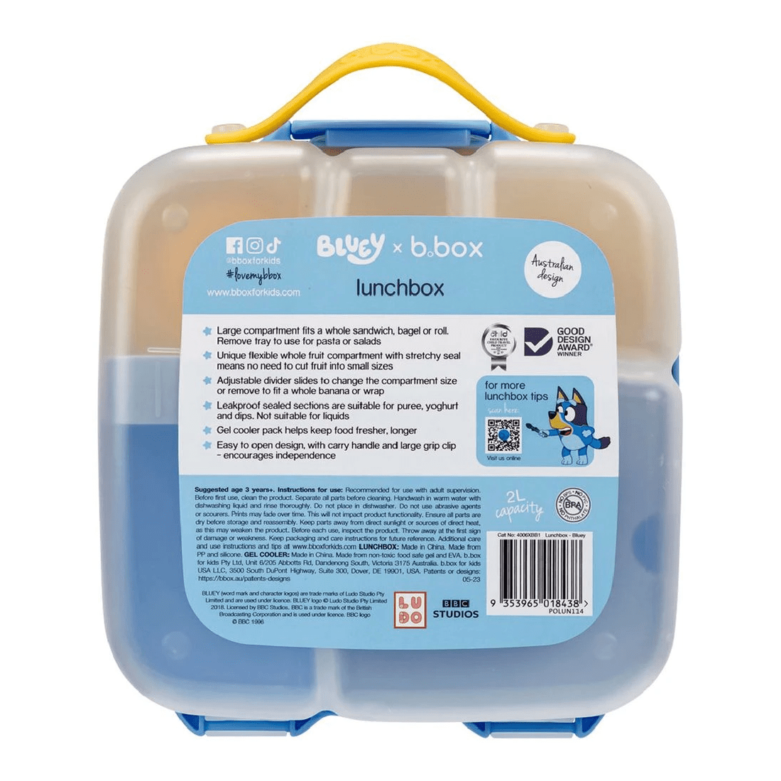 6 b.box Bluey Lunchbox 2L, 6 of 6