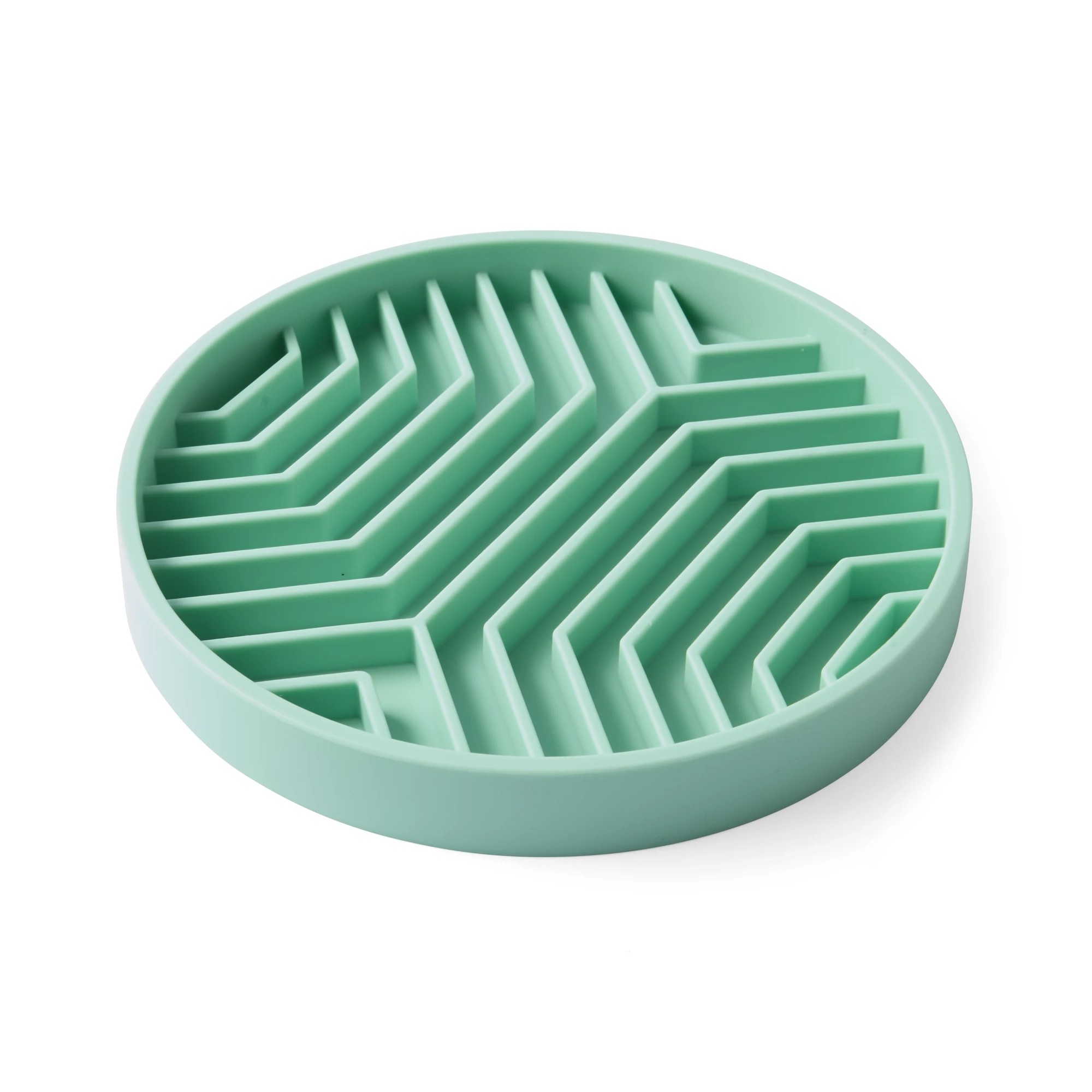3 Pet Silicone Slow Feed Plate - Teal, 3 of 7