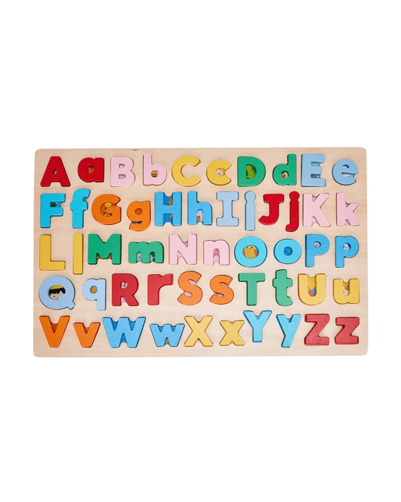 Wooden Lower and Uppercase Puzzle