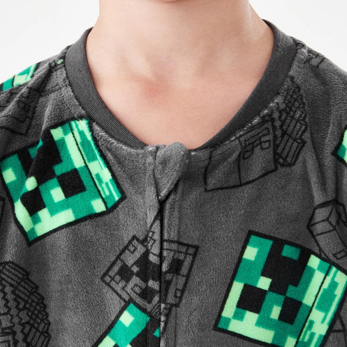 4 Minecraft License All-In-One Sleepsuit Minecraft, 4 of 9