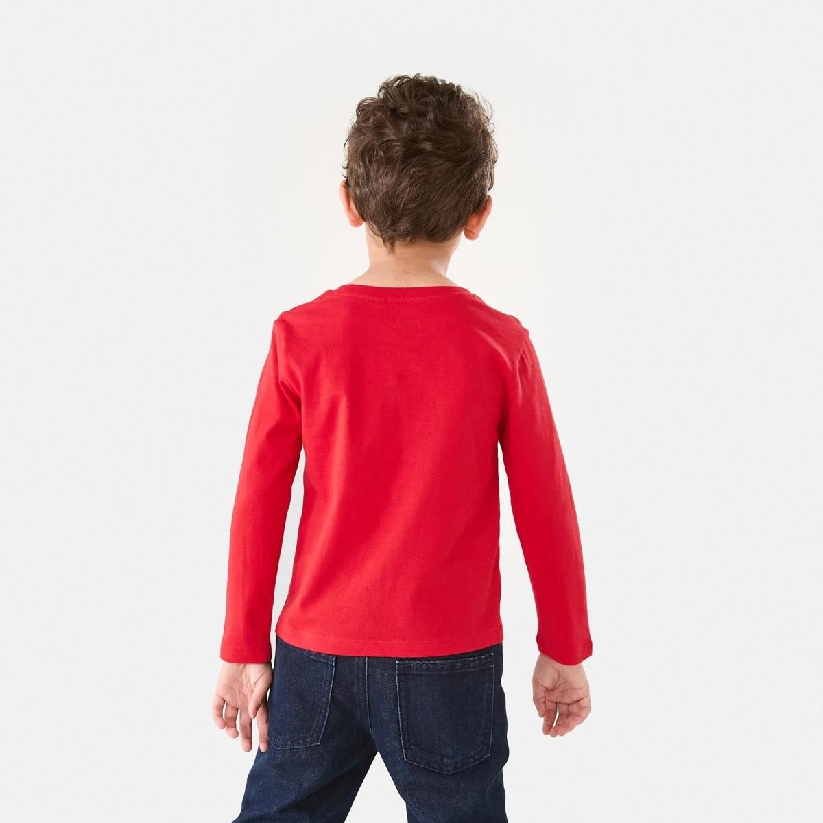 2 Long Sleeve Print T-shirt Red Legend, 2 of 8