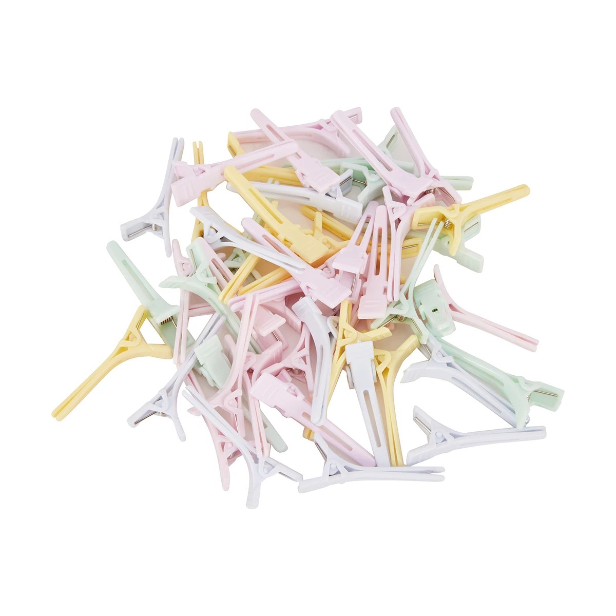 4 OXX Haircare 50 Piece Multi Salon Hair Clips - Green, Yellow, Pink, Purple and Blue, 4 of 5