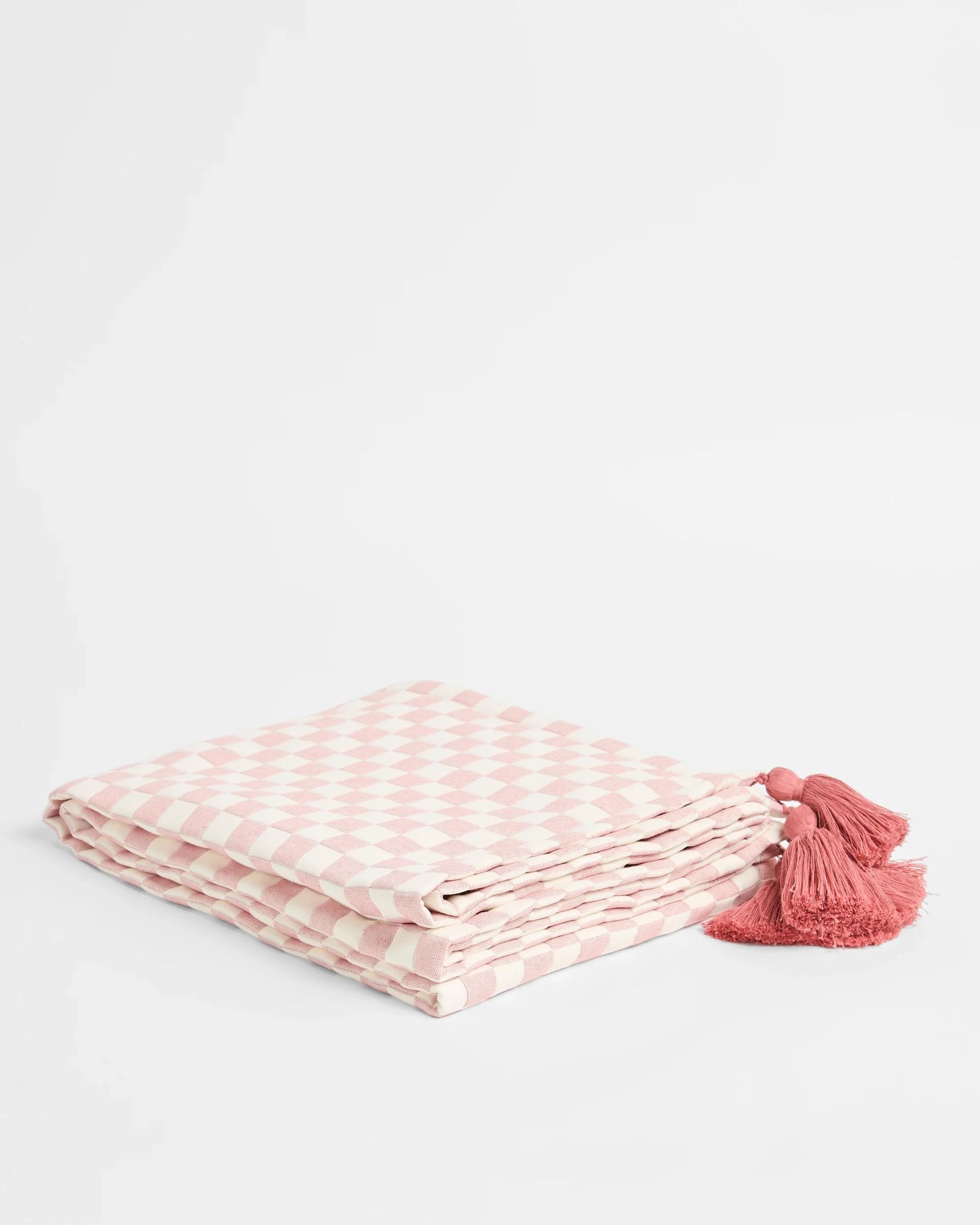 1 Target Austin Checkerboard Throw - Queen Bed - Pink, 1 of 3