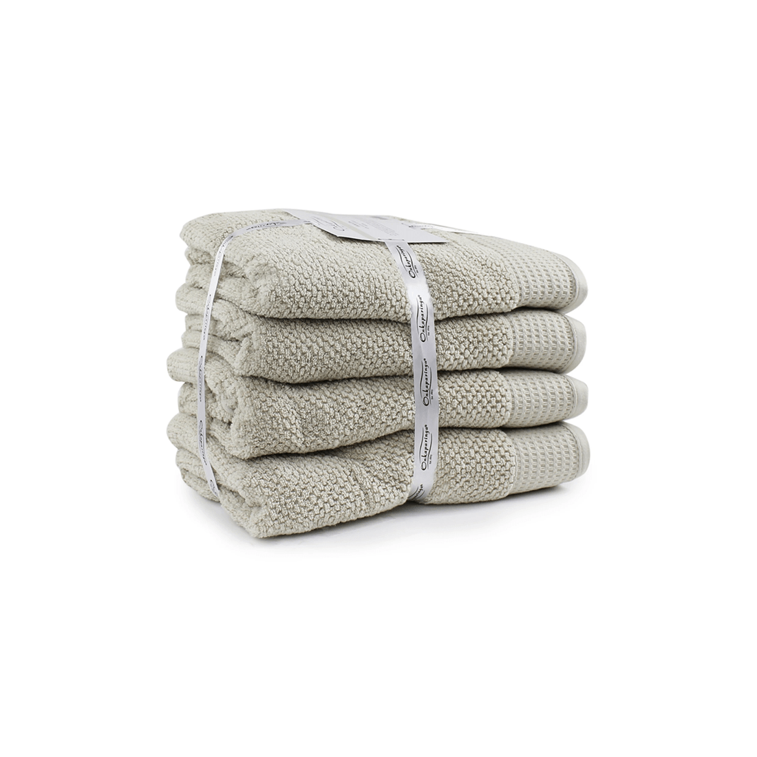 3 Onkaparinga 4pc 69x140cm Cotton Avalon Bathroom Towels Set 550gsm Soft Sand
 - Natural, 3 of 3