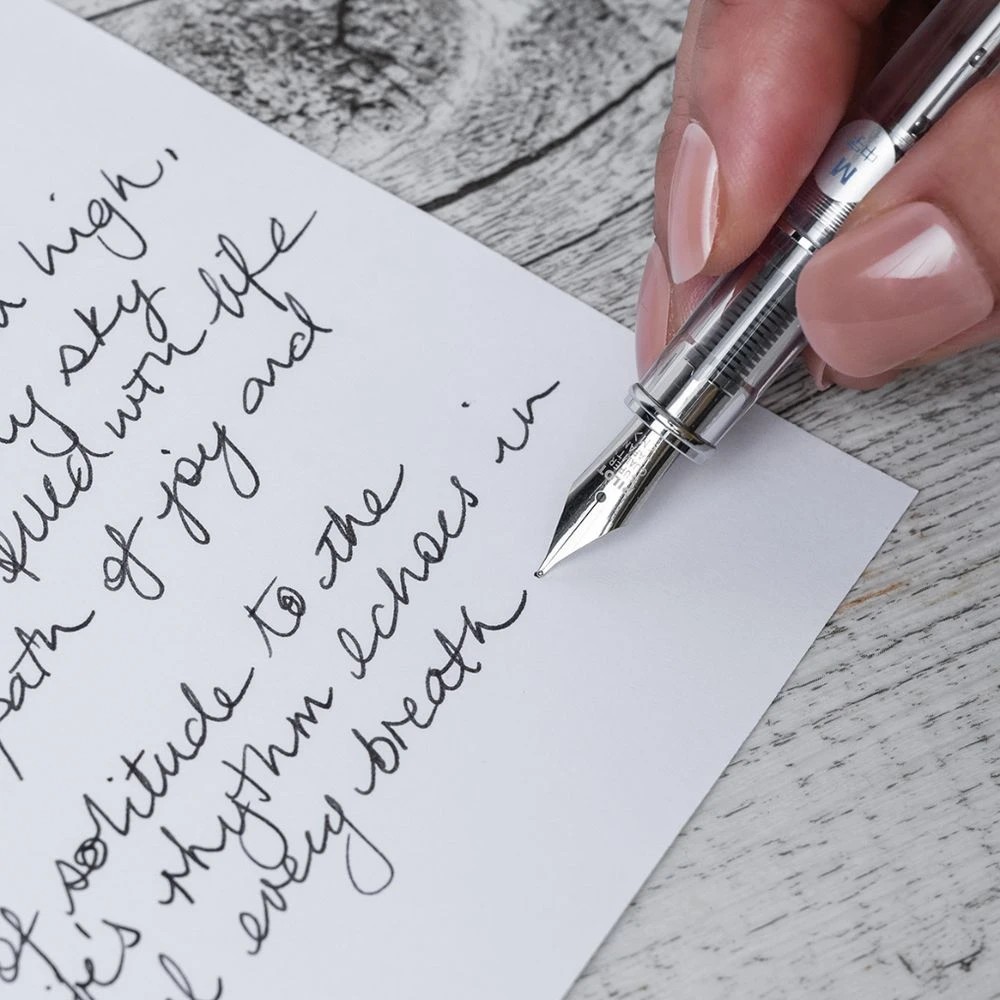 5 PILOT Prera Fountain Pen Translucent Black Barrel, 5 of 7