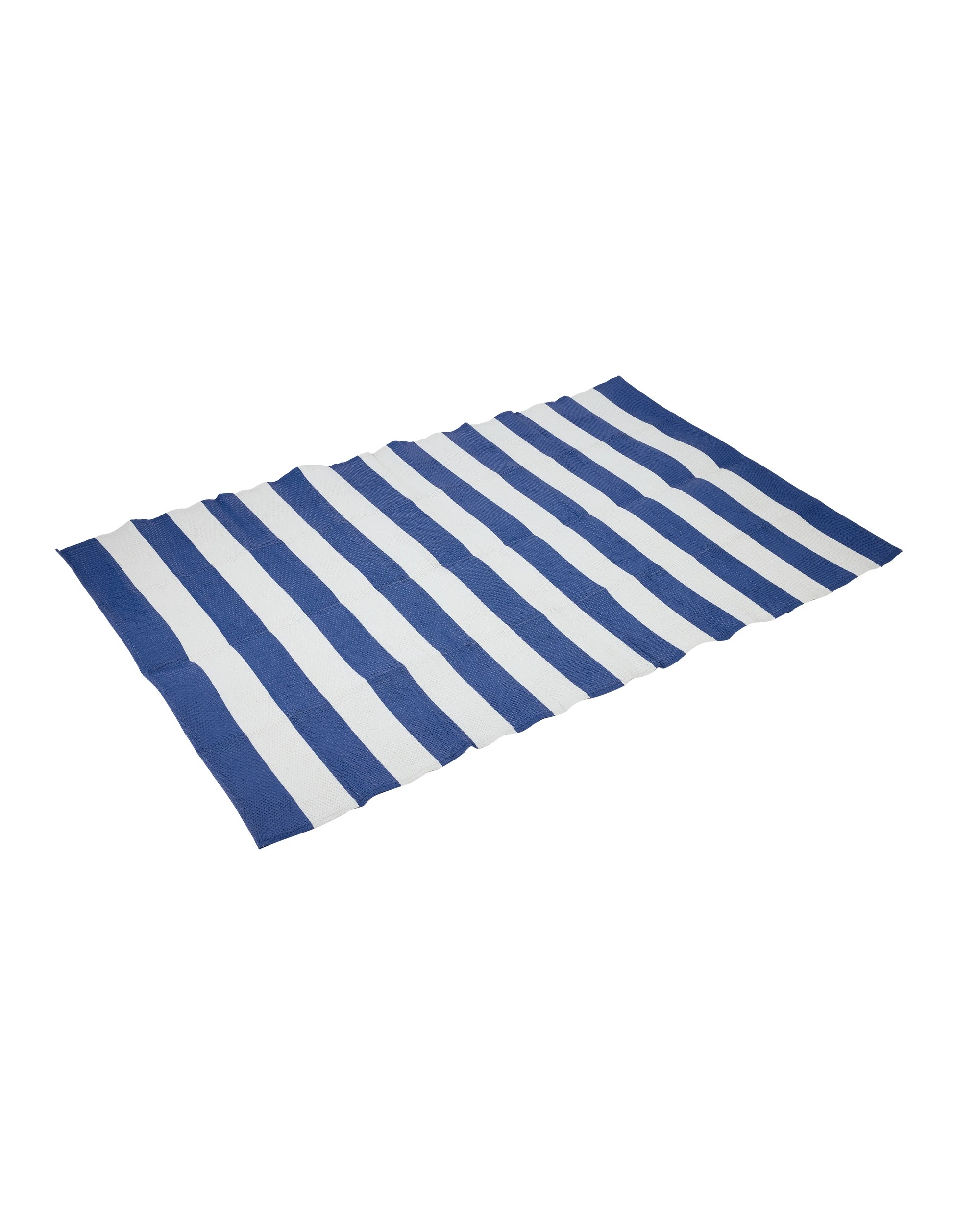 3 Woven Floor Mat - Blue Stripe, 3 of 8