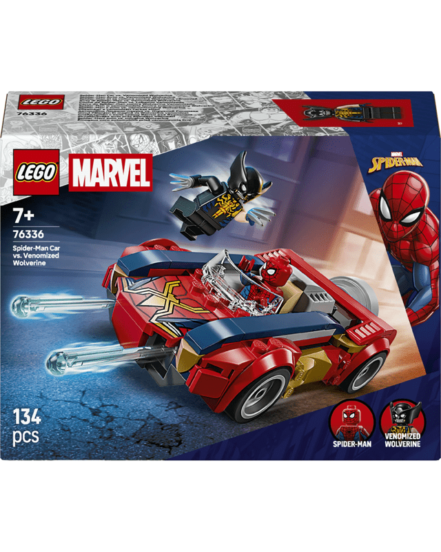 LEGO Super Heroes Spider-Man Car vs. Venomized Wolverine 7