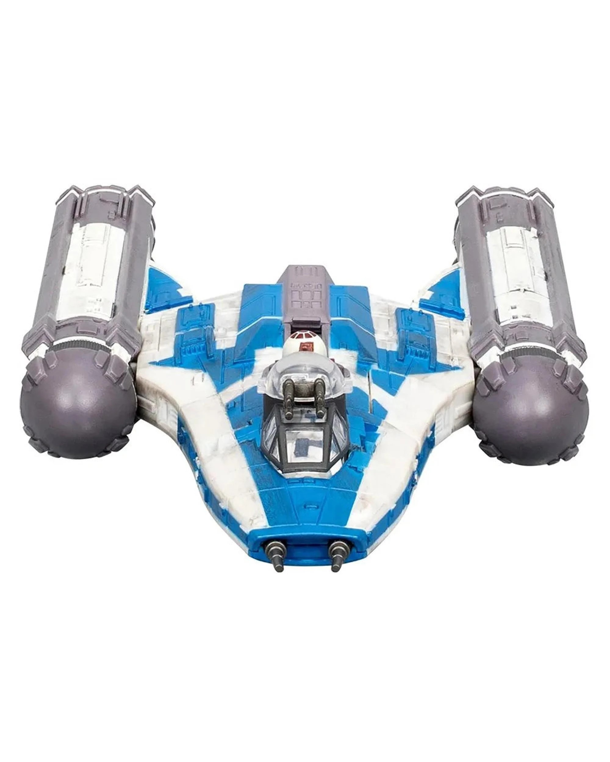 4 Star Wars Micro Galaxy Squadron BTL-B Y-Wing Starfighter 5 inch Vehicle and Figure Set, 4 of 4