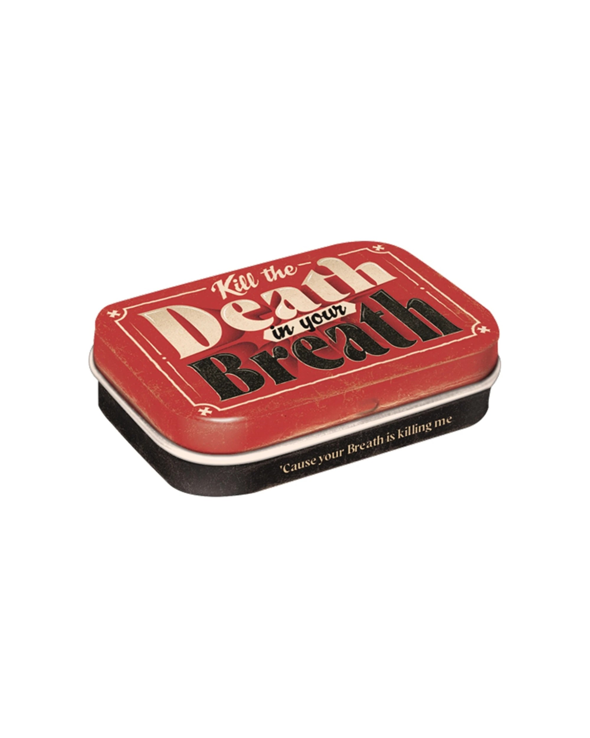 Nostalgic-Art 4PK Pocket Box with Mints - Death In Your Breath - Red ...