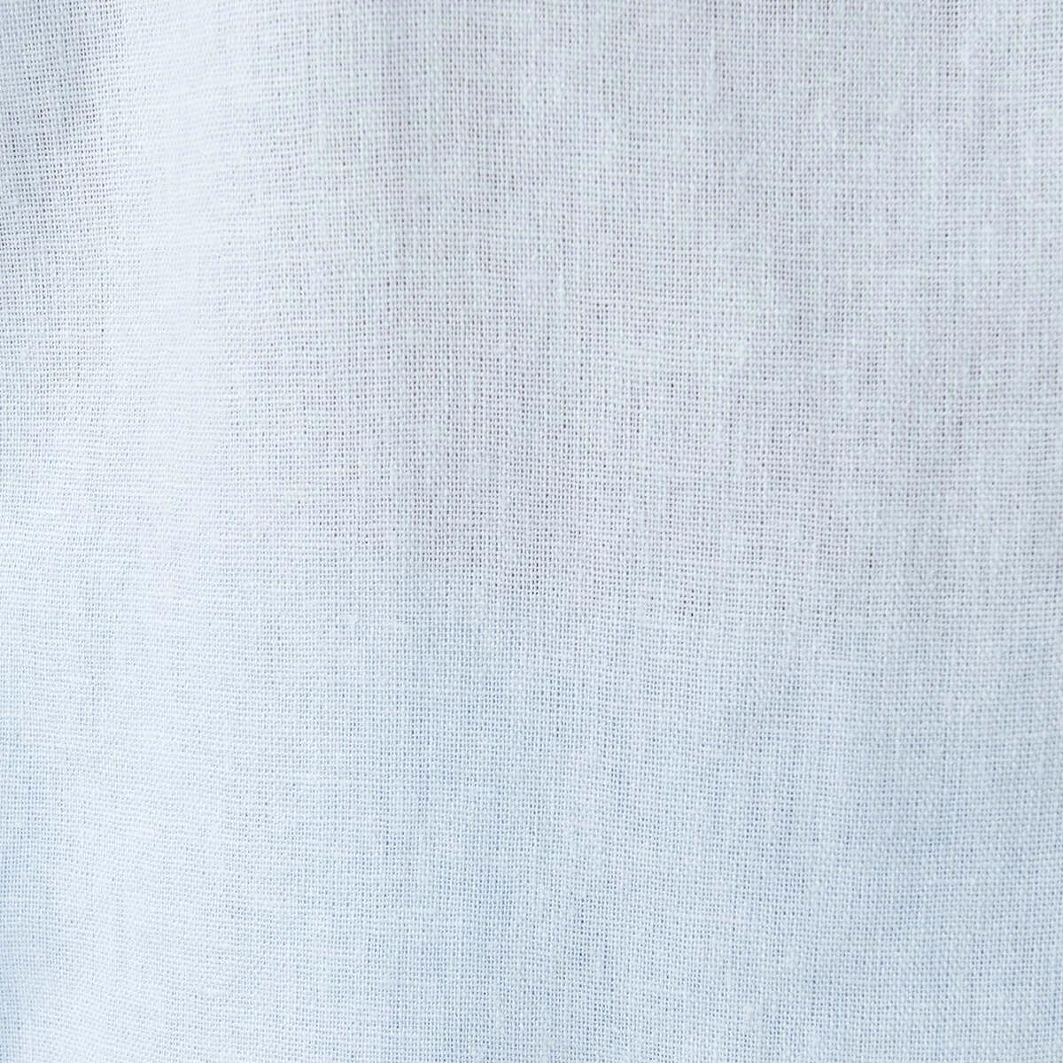 6 Sleeveless Linen Blend Scoop Neck Tank Blu Bysde, 6 of 8