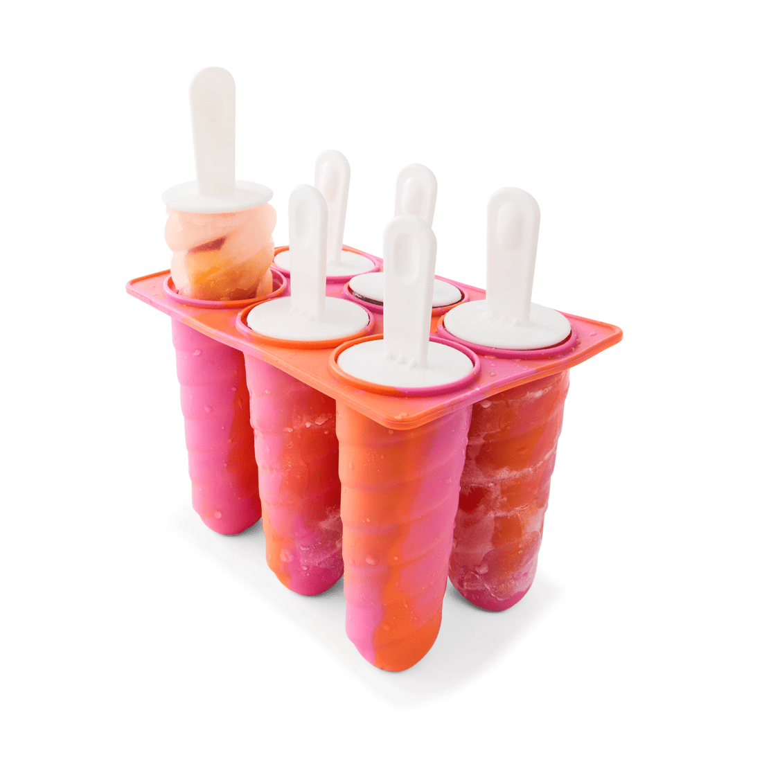 1 6 Pack Icy Pole Maker - Pink and Orange, 1 of 8