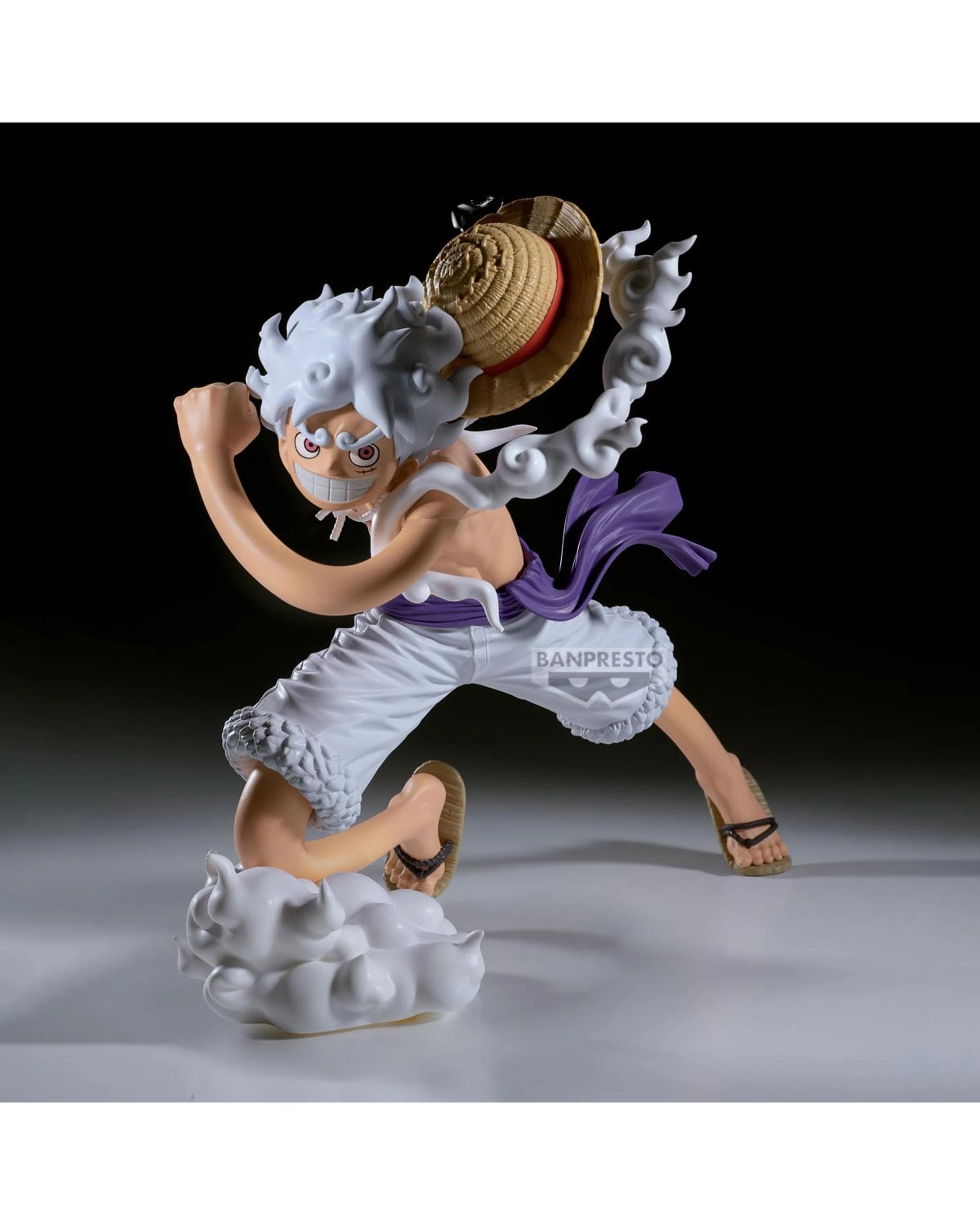 6 Banpresto Grandista One Piece Monkey D Luffy Gear 5 II Figure, 6 of 7
