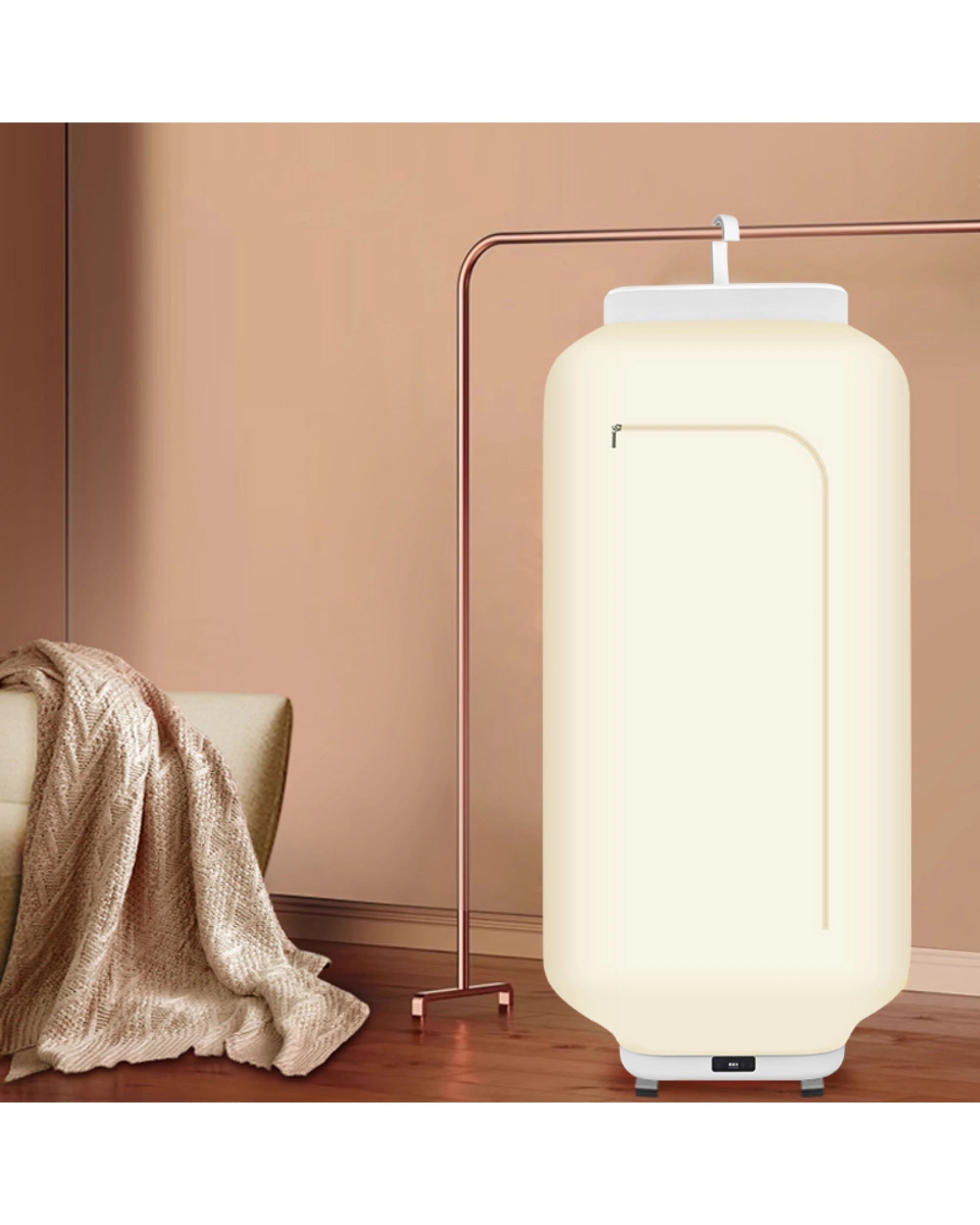 4 Advwin Portable Clothes Dryer with Timer Foldable for Home Hotel RV Travel - White, 4 of 6